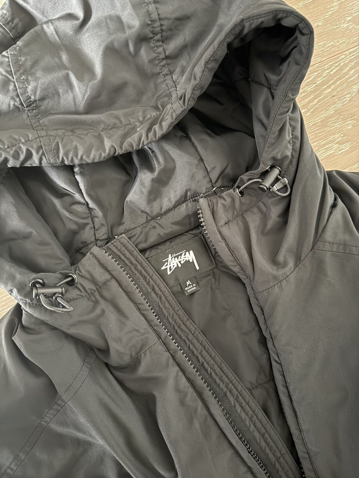 Stussy Stussy Primaloft Insulated Hooded Jacket FW25 - Black Size US M / EU 48-50 / 2 - 3 Thumbnail