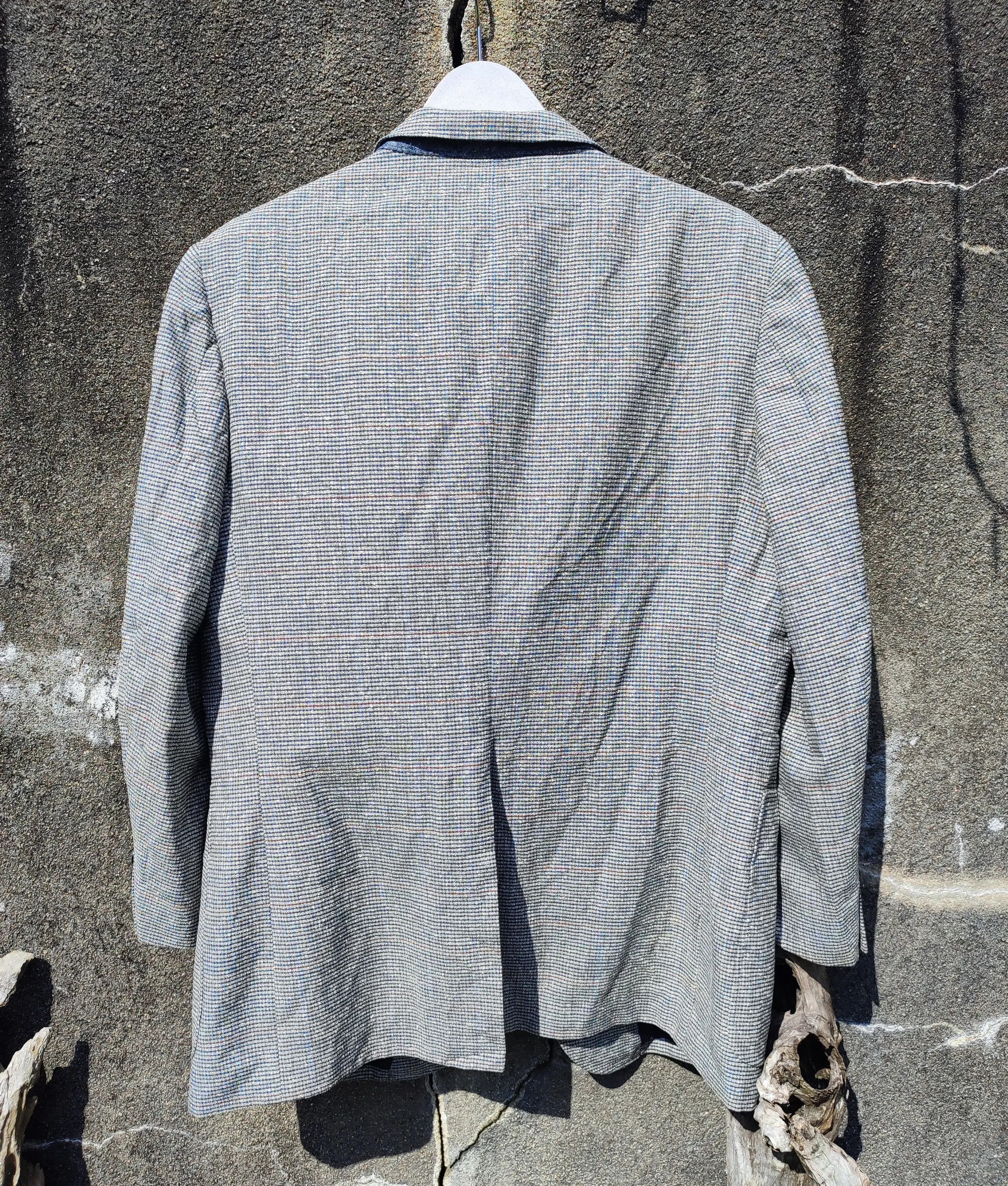 Burberry × Vintage 🔥STEAL🔥Vintage Plaid Blazer By Burberry's Size 42L - 3 Thumbnail