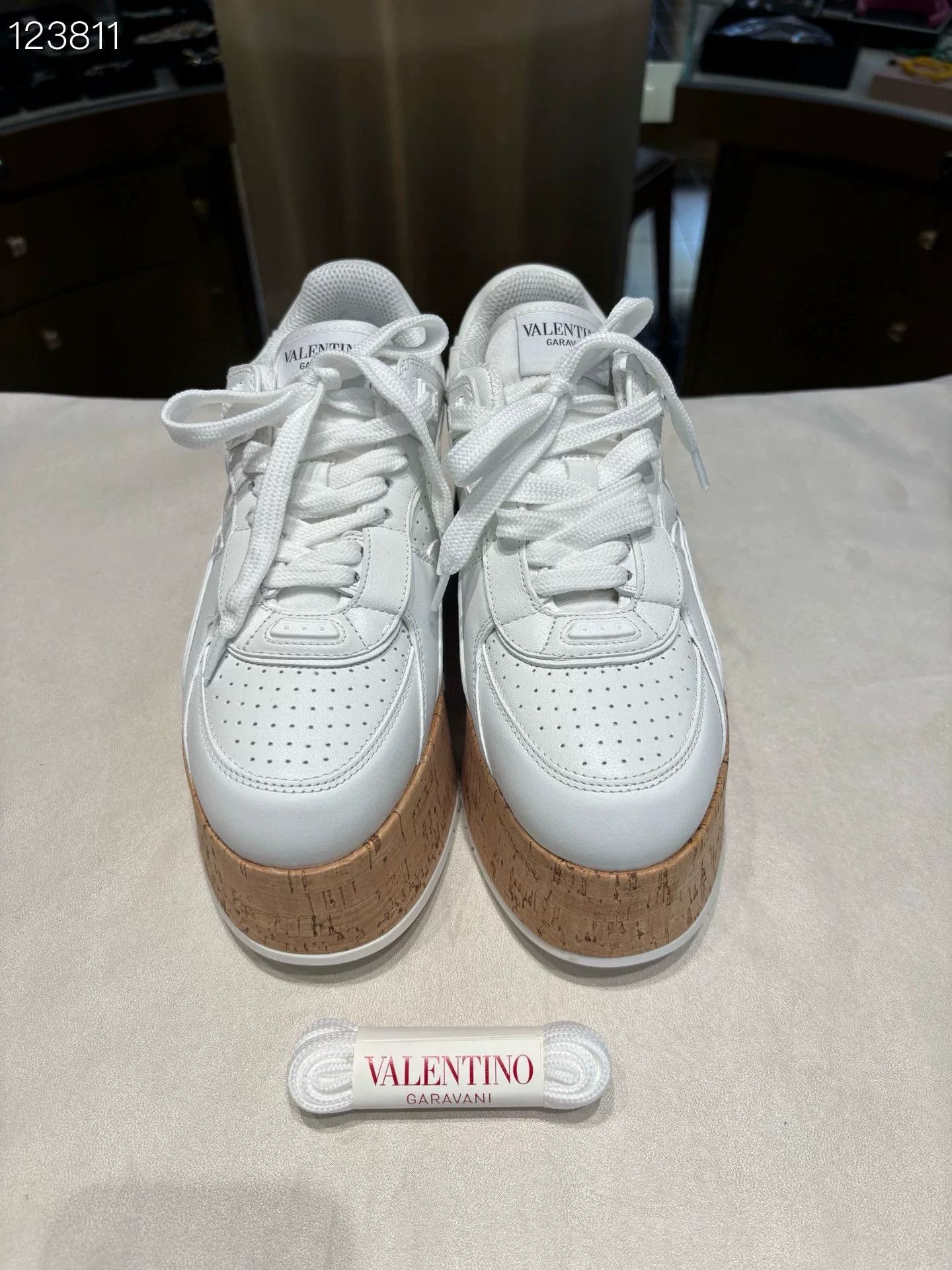 Valentino Valentino Platform White Sneakers Size 36 Size US 5 / IT 35 - 1 Thumbnail