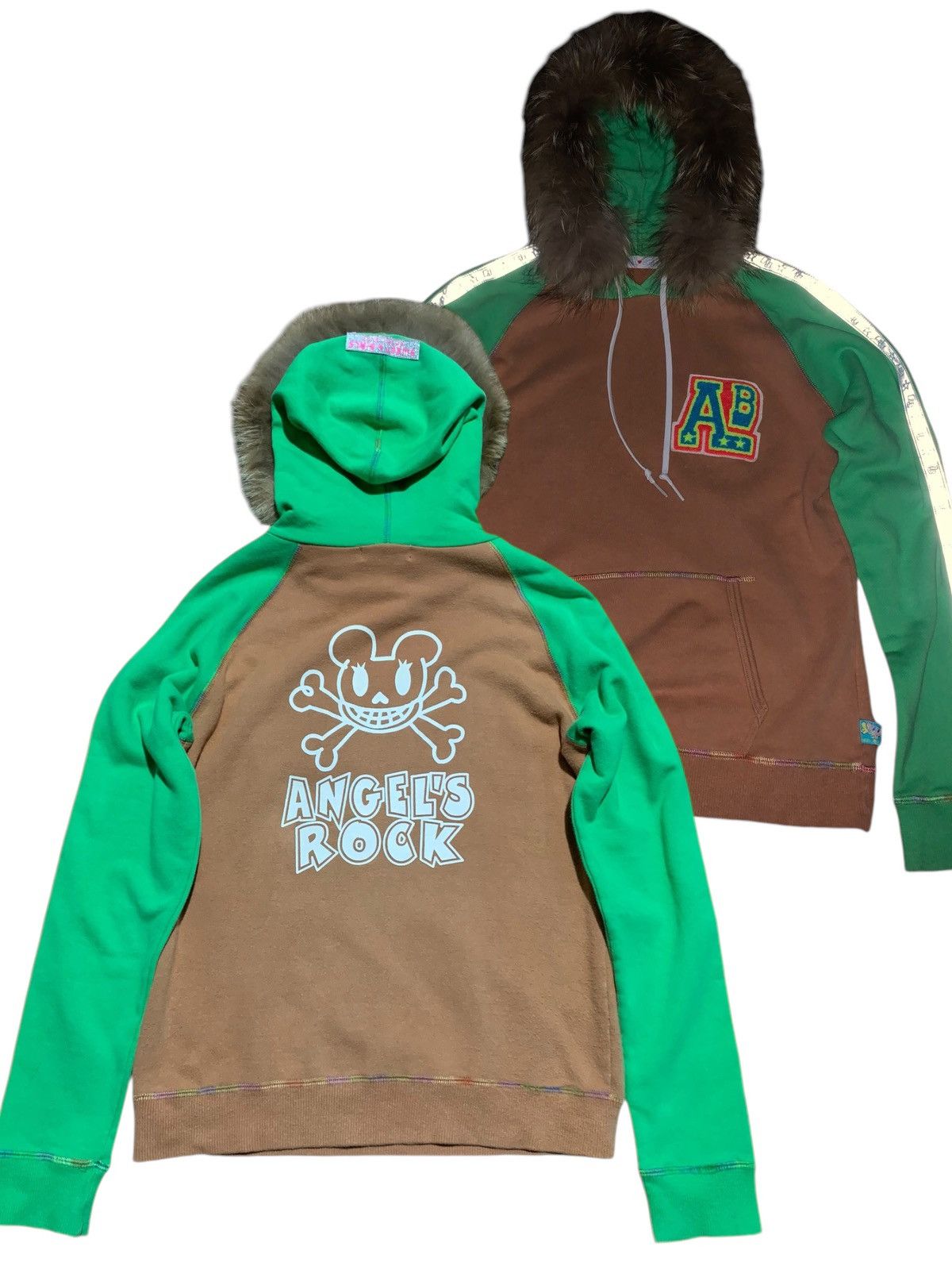Hysteric Glamour 1990s Angel’s blue Rock bone reflective fur hoodie Size US S / EU 44-46 / 1 - 1 Thumbnail