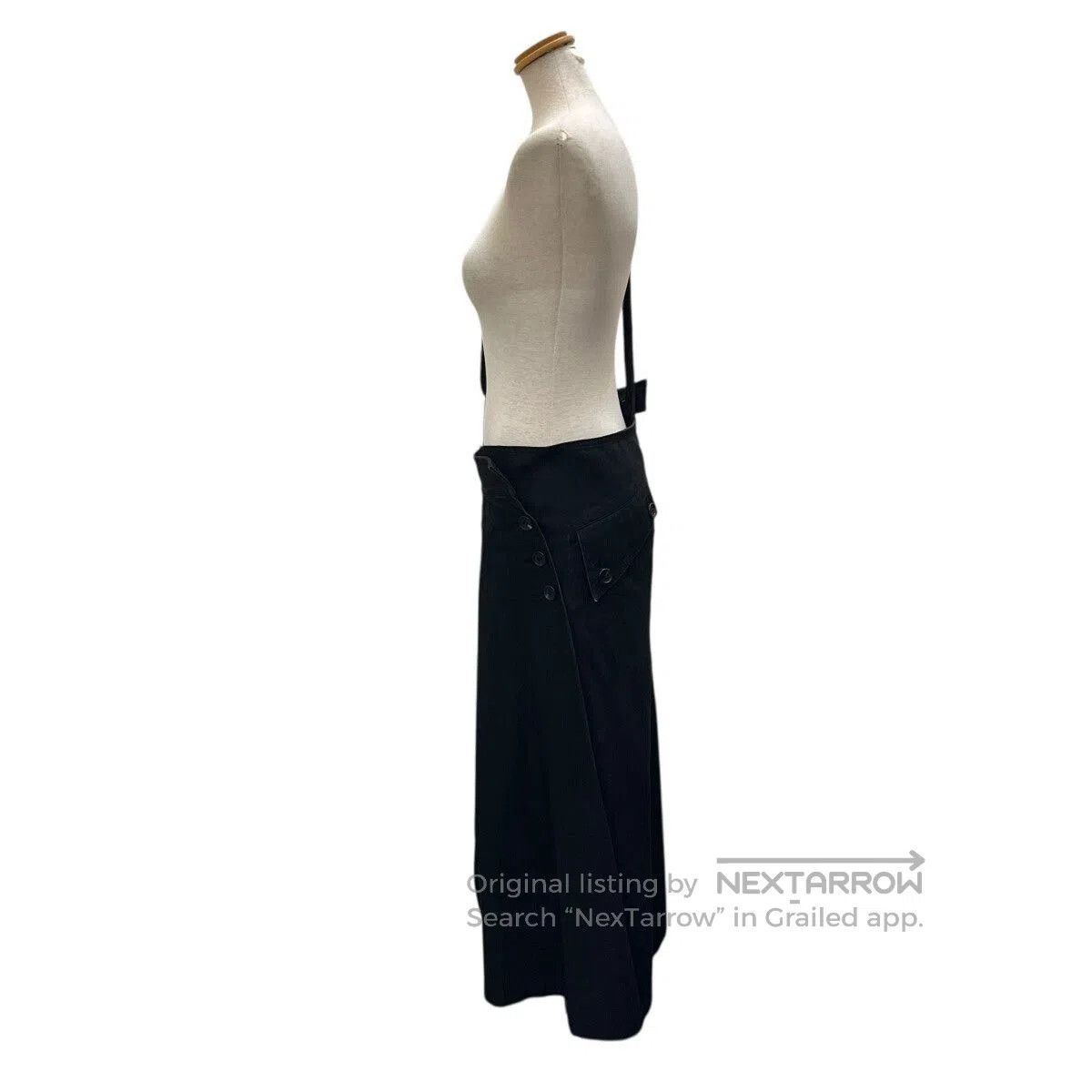 Yohji Yamamoto Yohji Yamamoto Black Denim Dress. Size 26" / US 2 / IT 38 - 3 Thumbnail