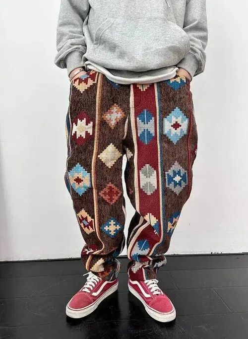 Japanese Brand Retro y2k bohemian hippie pants hip hop Size US 34 / EU 50 - 5 Thumbnail