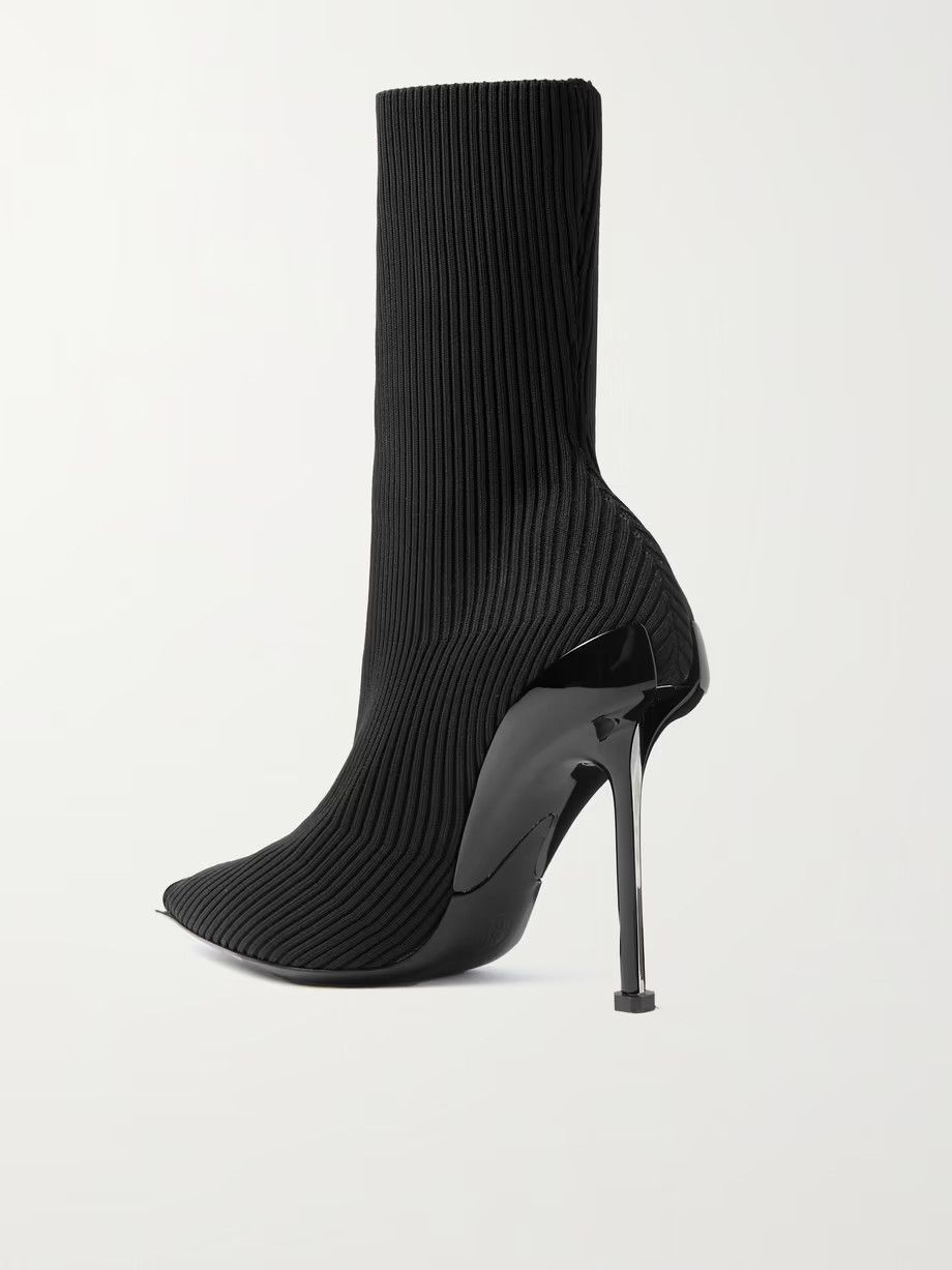 Alexander McQueen o1y0225 Ankle Boots in Black Size US 8 / IT 38 - 3 Thumbnail