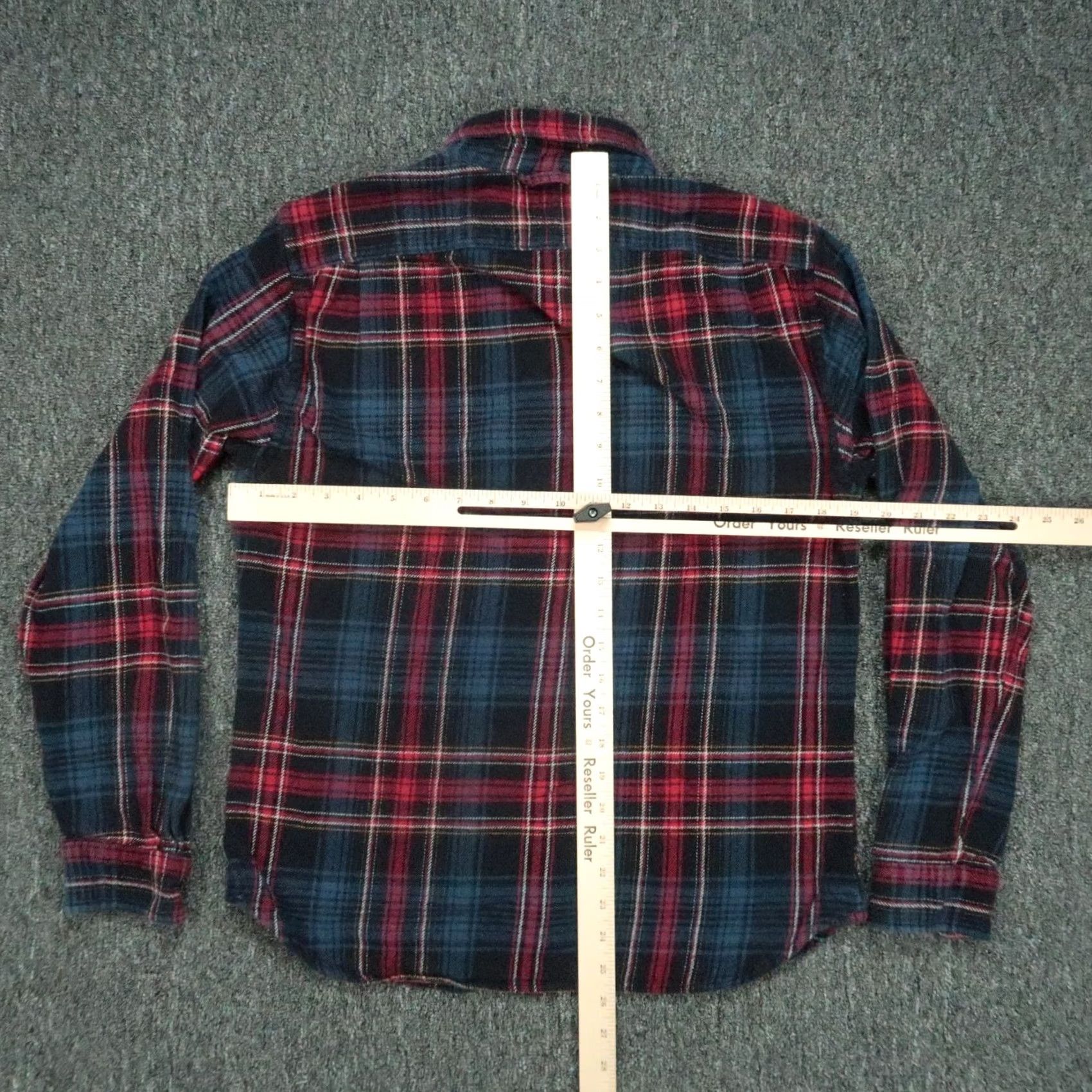 Alex Mill Alex Mill Shirt Mens Medium Blue Plaid Flannel Long Sleeve Button-Down Size US M / EU 48-50 / 2 - 5 Thumbnail