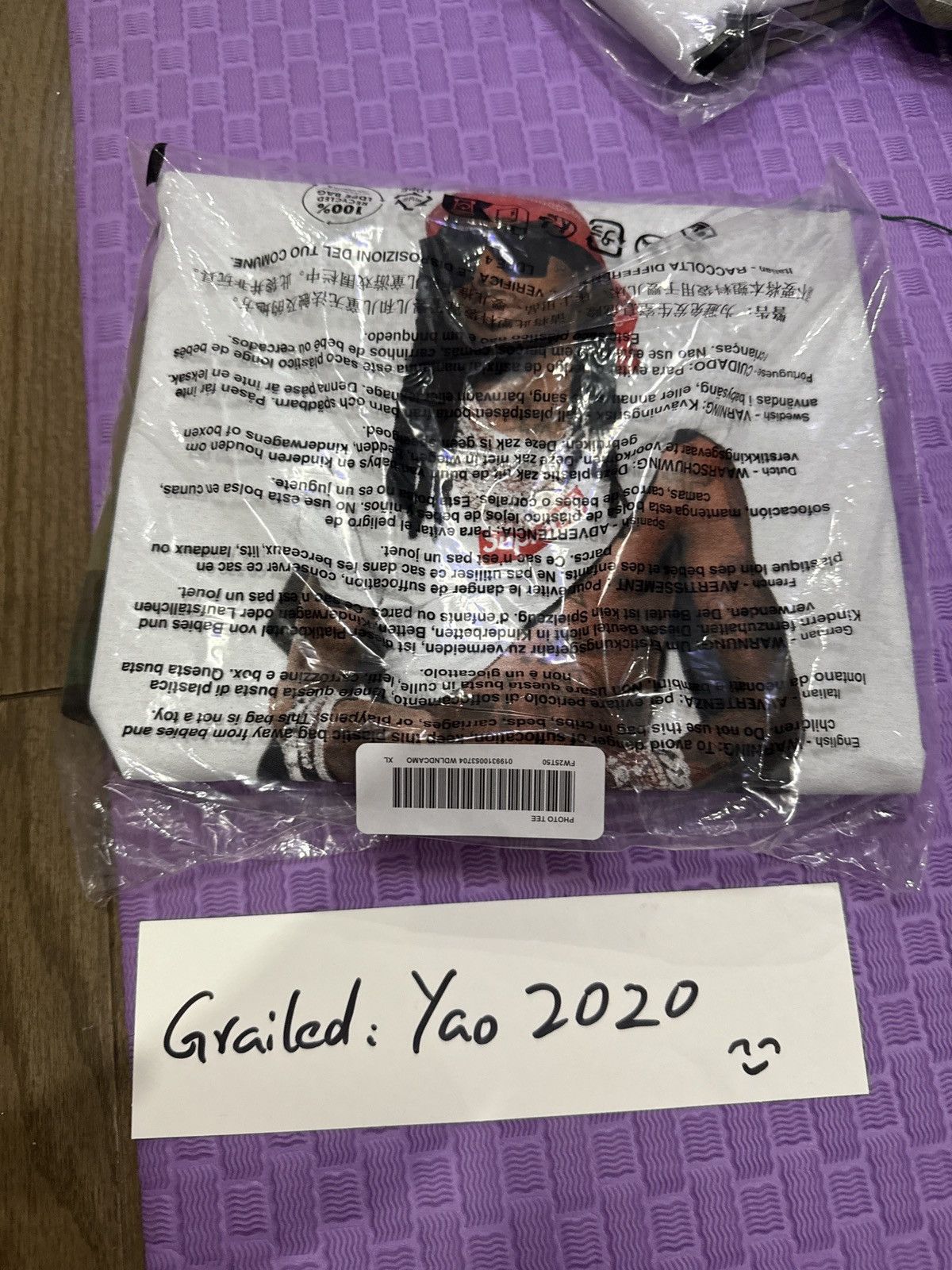 Supreme Supreme playboi Carti Tee camo XL Size US XL / EU 56 / 4 - 1 Thumbnail