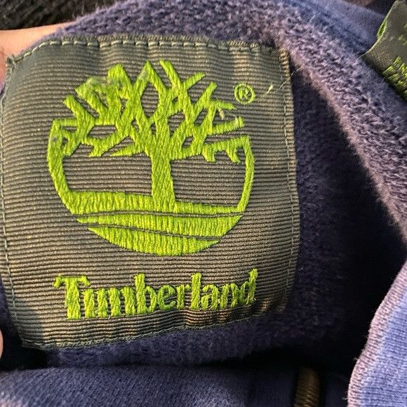 Timberland Timberland Full-Zip Cotton Sweatshirt Jacket - Navy Blue - L Size US L / EU 52-54 / 3 - 10 Thumbnail