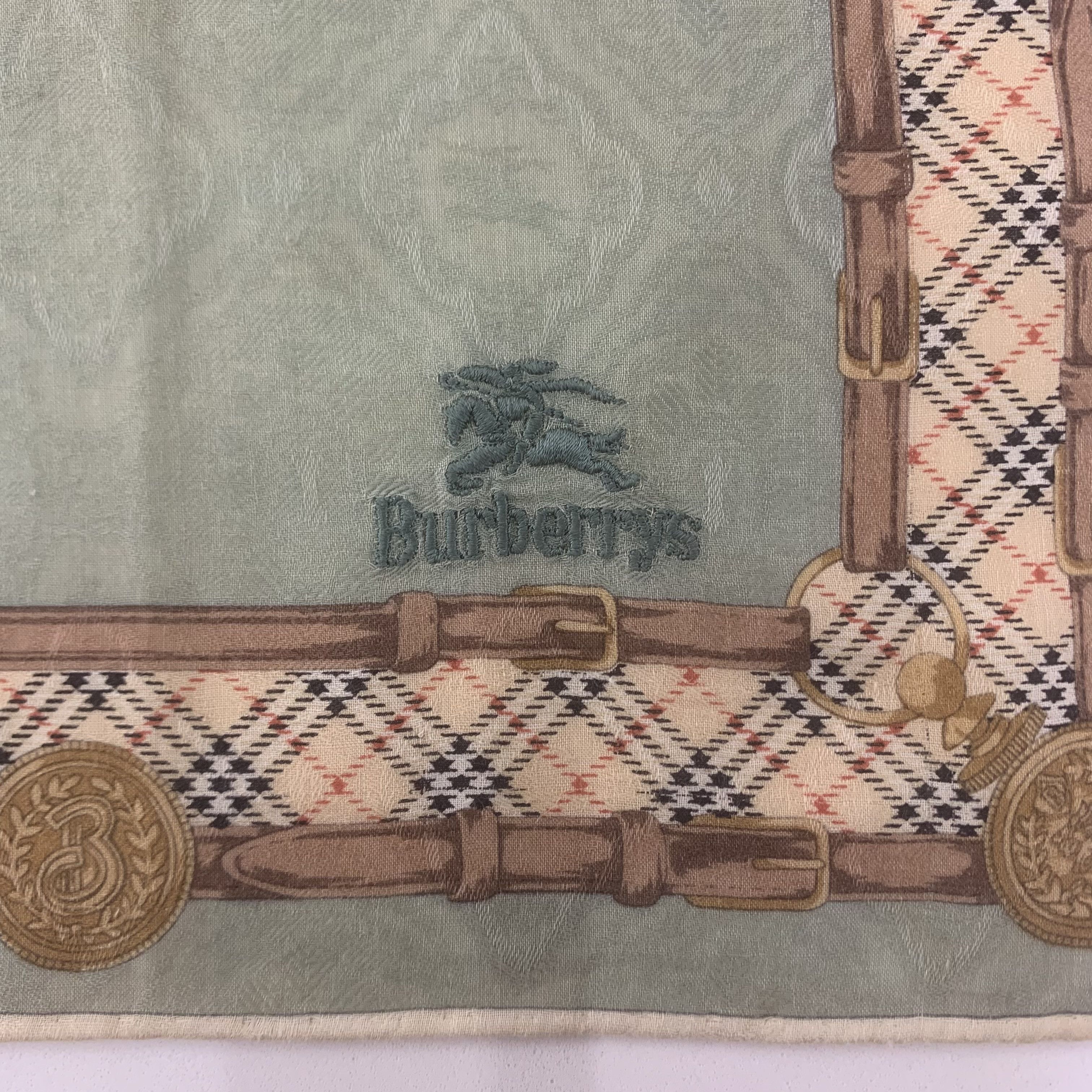 Burberry Burberry Handkerchief Bandana Neckerchief Pocket Square Size ONE SIZE - 4 Thumbnail