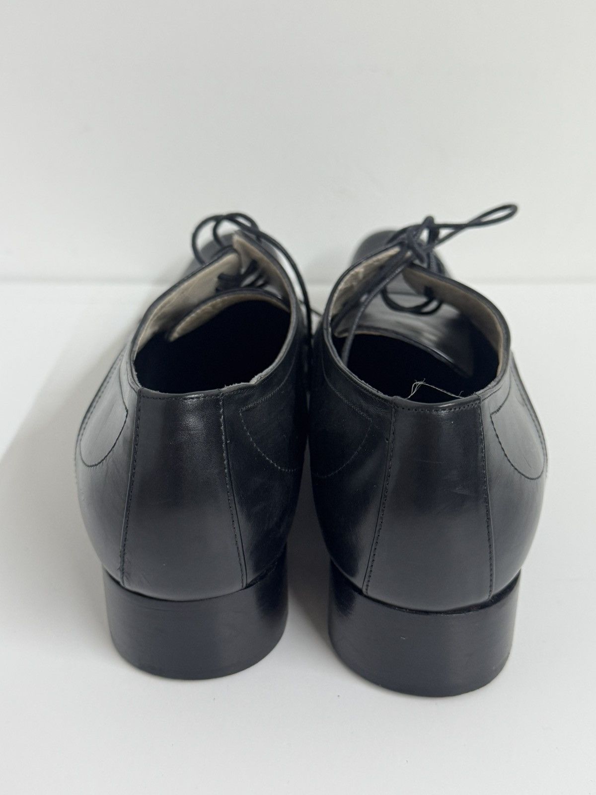 Dries Van Noten Dries Van Noten Women’s Black Cap Toe Oxfords Size US 8.5 / IT 38.5 - 4 Thumbnail