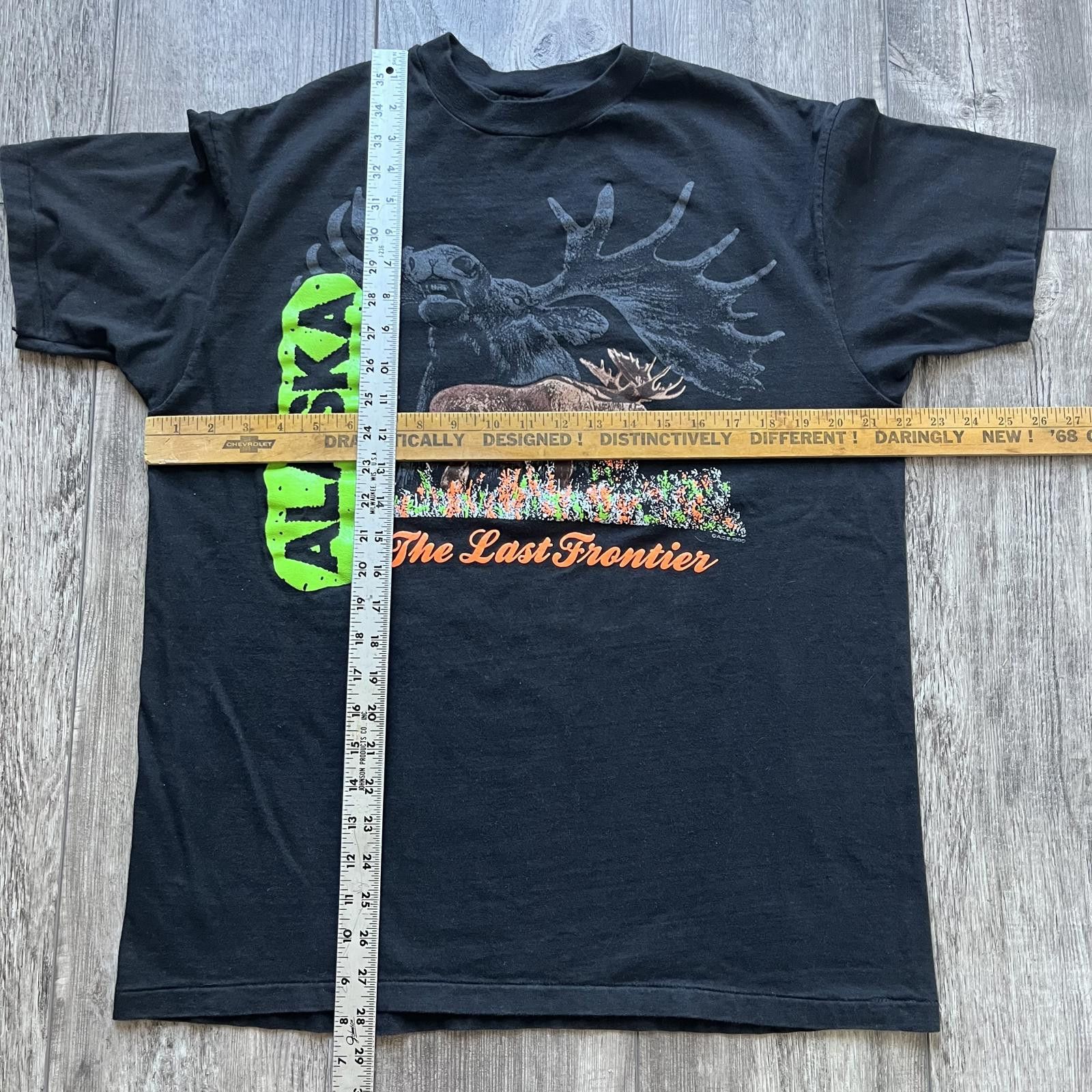 Hanes × Vintage Vintage The Last Frontier Alaska Moose Animal Nature Shirt Size US XL / EU 56 / 4 - 2 Thumbnail