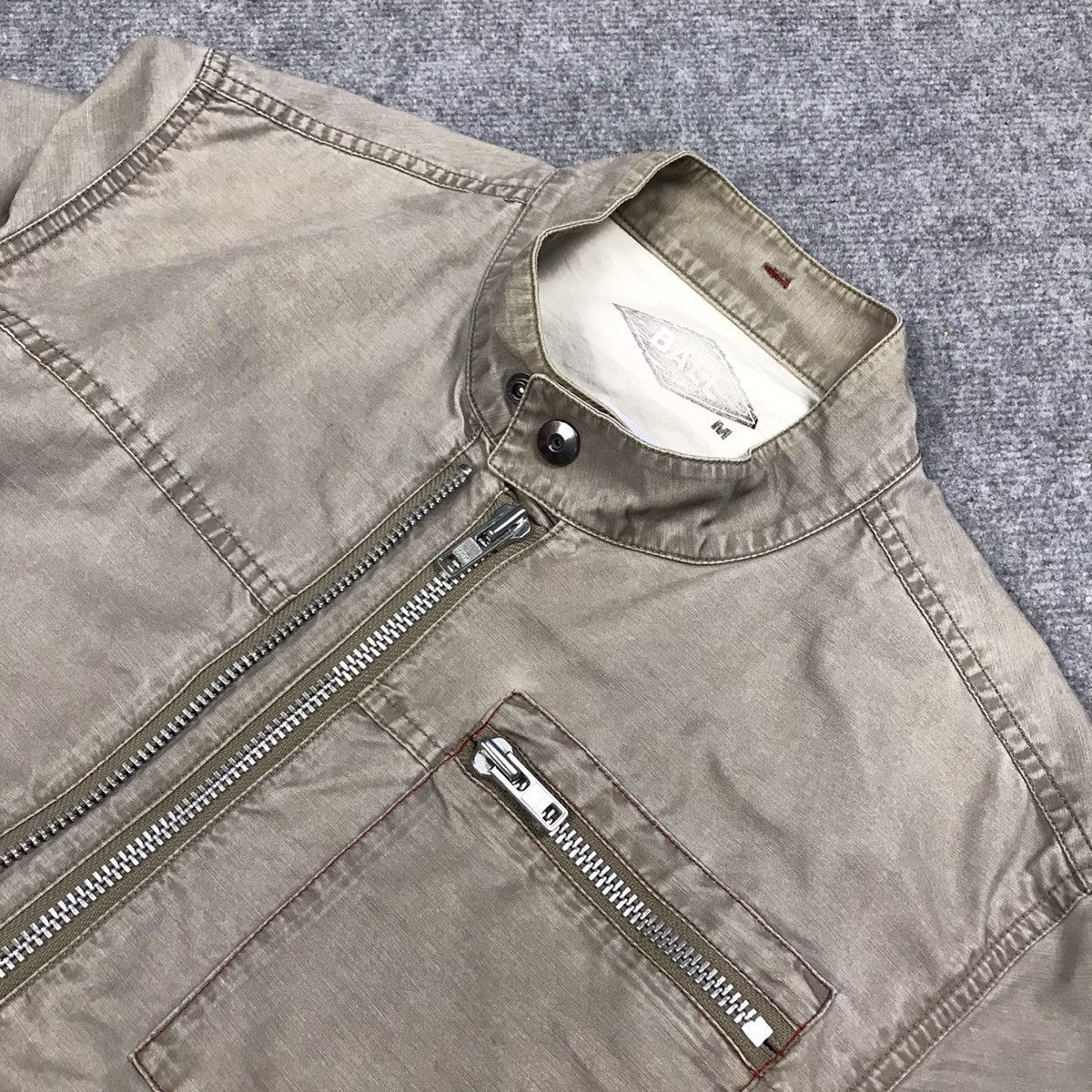 Japanese Brand BALL BIKER STYLE JACKET DOUBLE ZIPPER JACKET Size US M / EU 48-50 / 2 - 6 Thumbnail