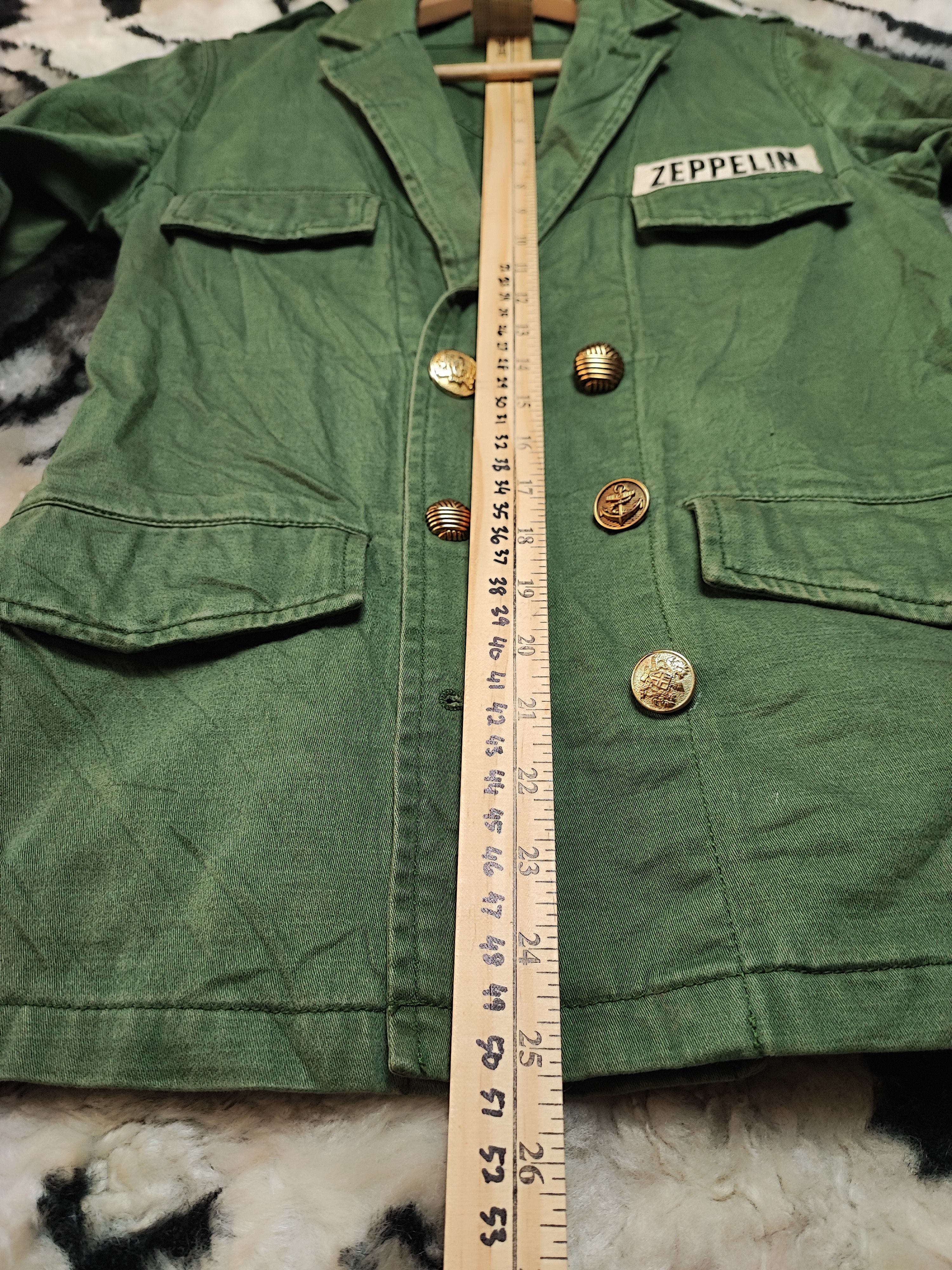 SLY SLY ZEPPELIN ARMY CHORE DENIM STYLE JAPAN Size US S / EU 44-46 / 1 - 16 Thumbnail