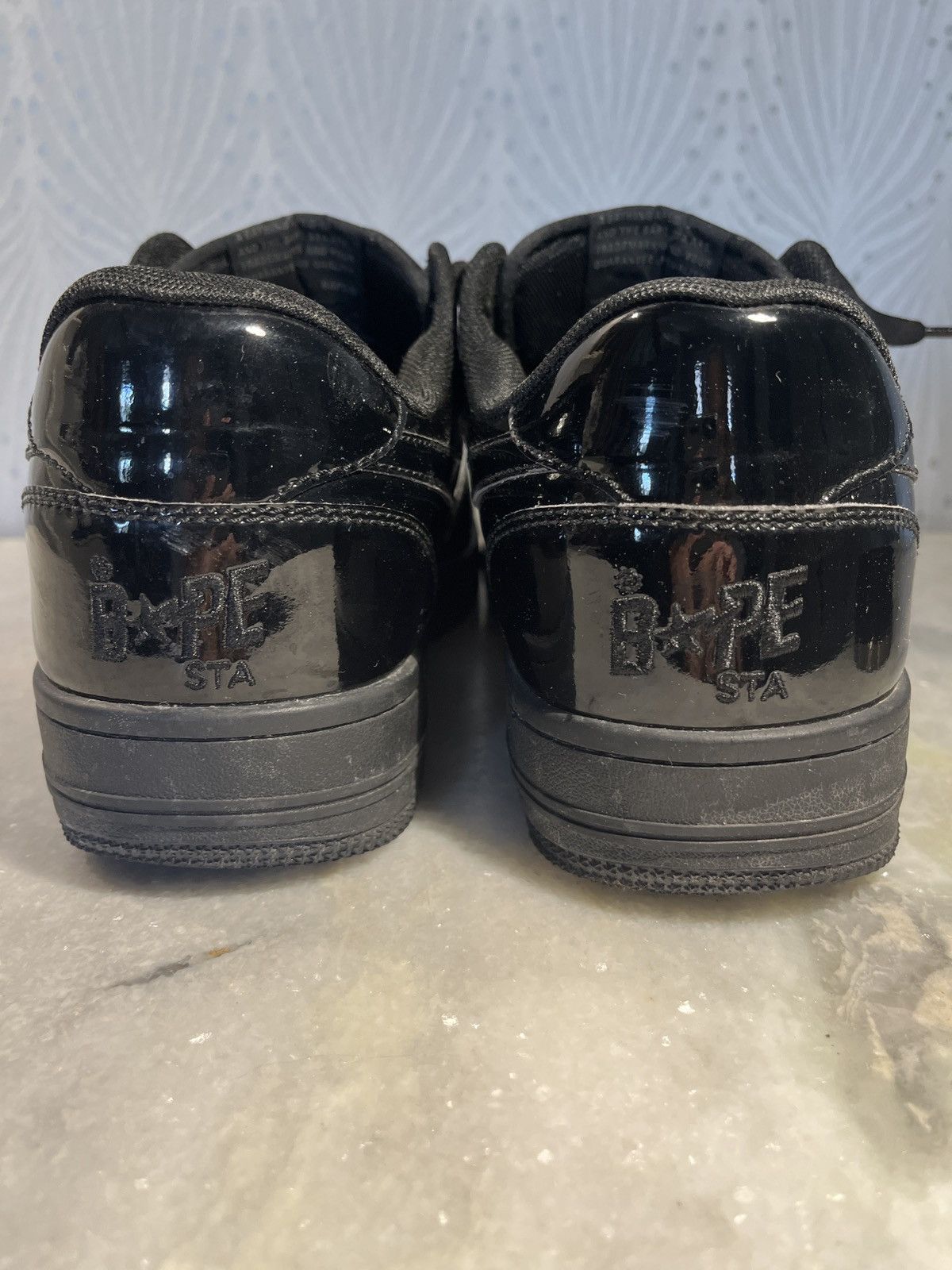 Bape A Bathing Ape Bape Sta Low Patent Leather 11 Size US 11 / EU 44 - 5 Thumbnail