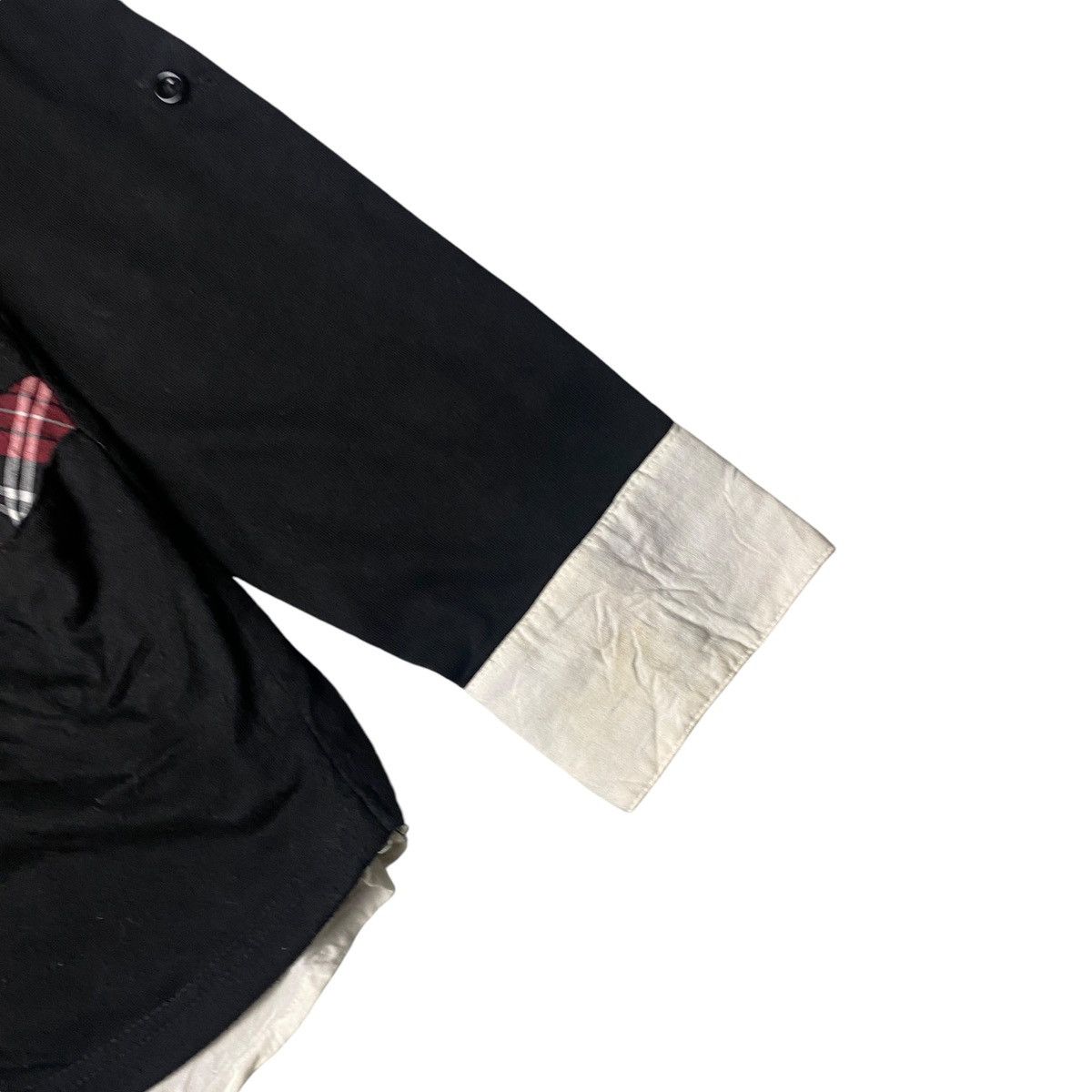 If Six Was Nine 2000's Sorridere Gothic Double Layer Hoodie L/S Size US M / EU 48-50 / 2 - 5 Thumbnail