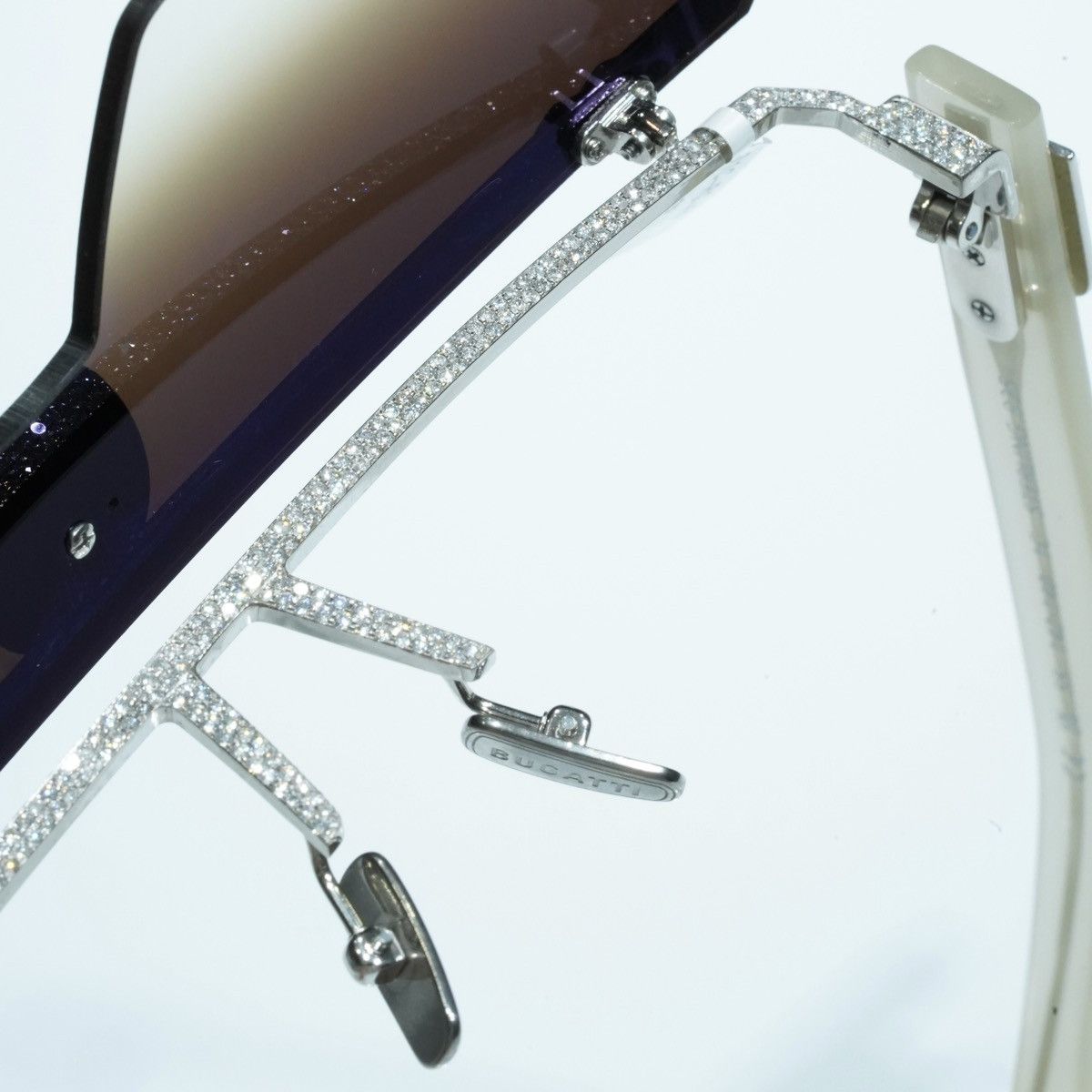 Bugatti Bugatti ‘1C’ Diamond Sunglasses Size ONE SIZE - 1 Thumbnail