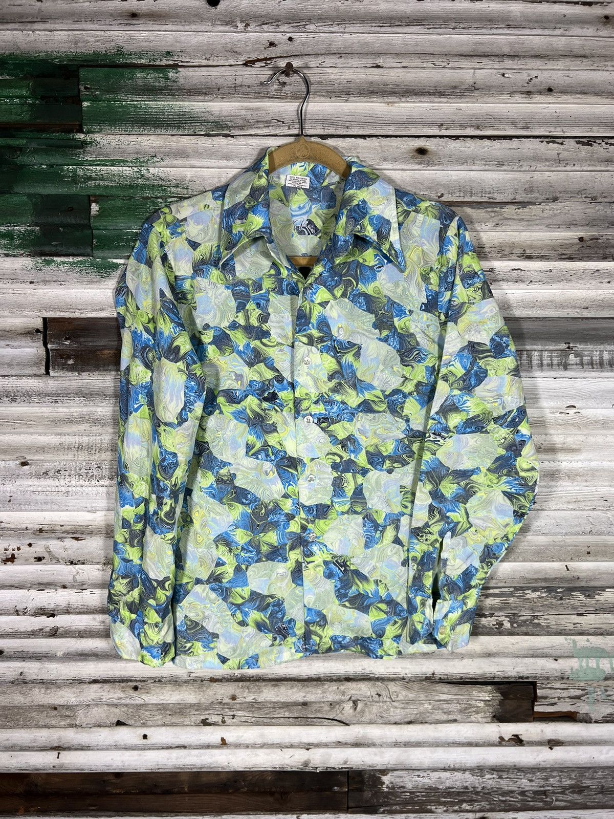 Vintage Vintage 80s Disco Shirt Size US S / EU 44-46 / 1 - 1 Thumbnail