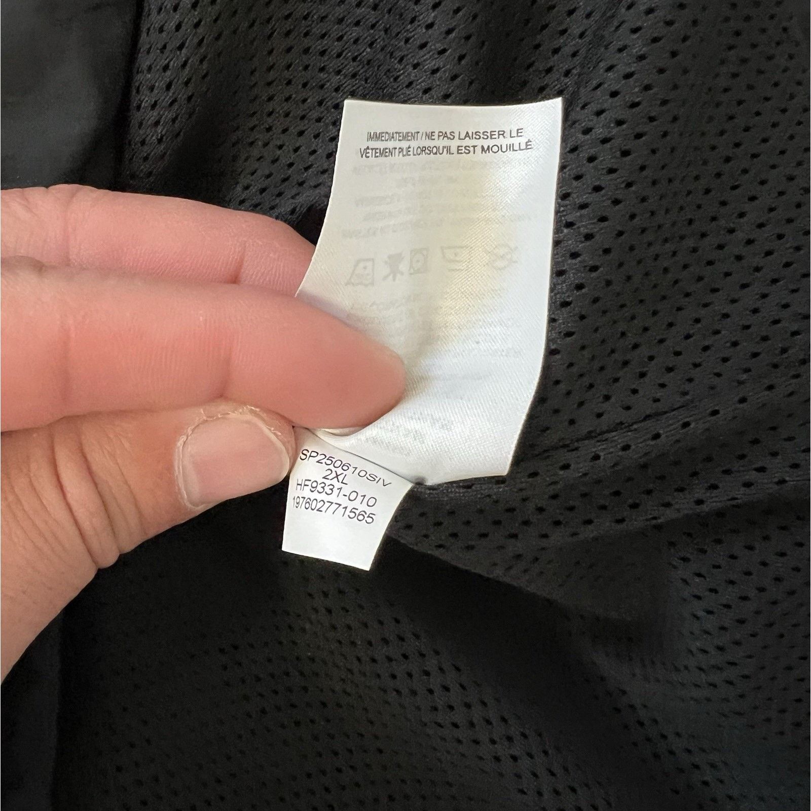 Nike Nike Jordan Essential Men's Size 2XL Coach Jacket Black Sail Size US XXL / EU 58 / 5 - 13 Thumbnail