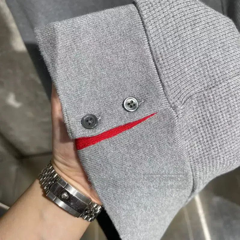 Thom Browne Thom Browne Gray Men’s Pullover Sweatshirt . Size US L / EU 52-54 / 3 - 4 Thumbnail