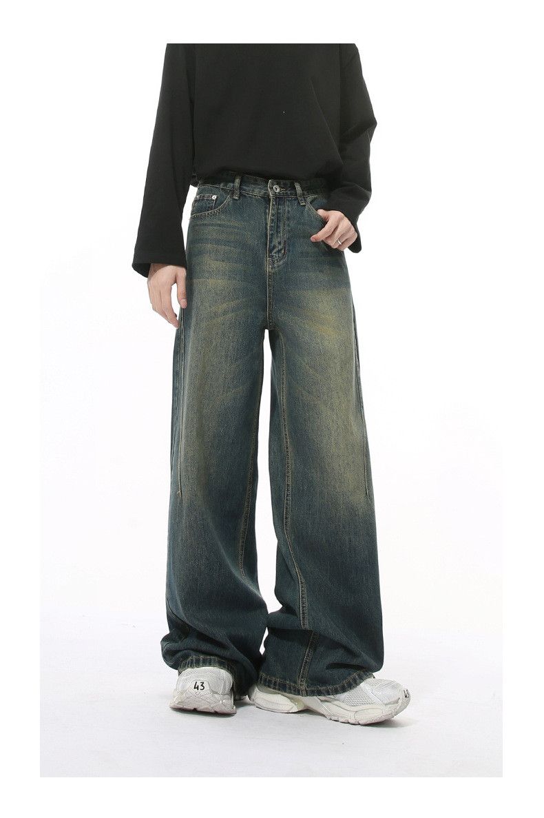 Japanese Brand × Jean American retro fashion distressed high street washed jeans Size US 32 / EU 48 - 2 Thumbnail