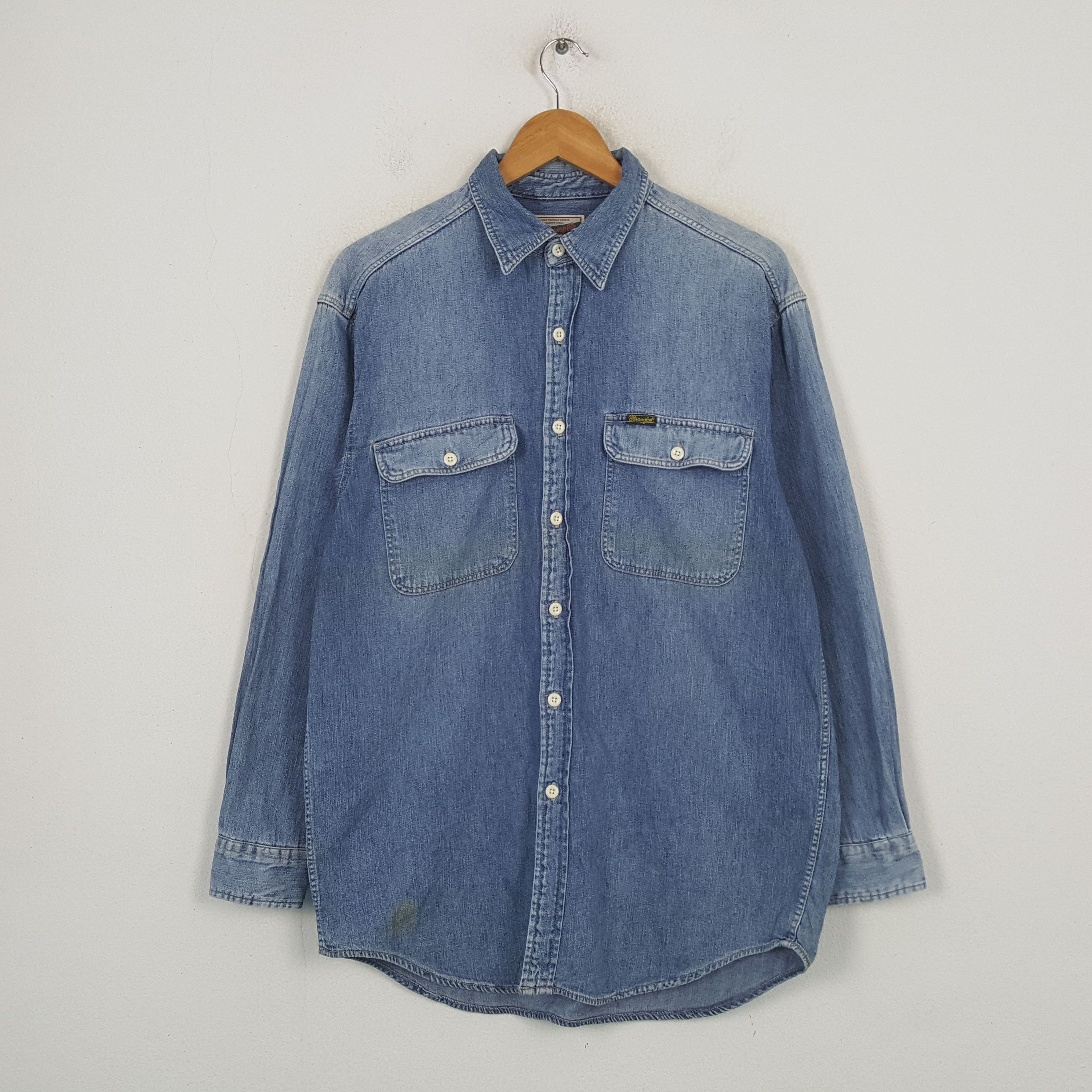 Wrangler Vintage Wrangler American Western Style Denim Shirt C301N68 Size US M / EU 48-50 / 2 - 1 Thumbnail