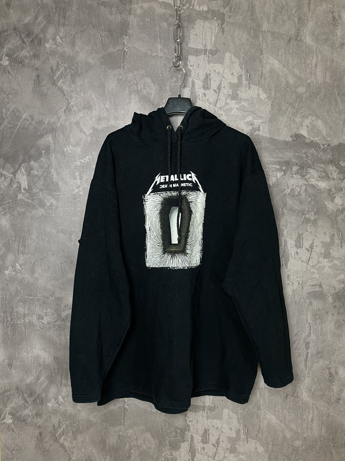 Band Tees × Metallica × Vintage Vintage Hoodie Metallica Goth Black Vintage Rare Size US XL / EU 56 / 4 - 1 Thumbnail