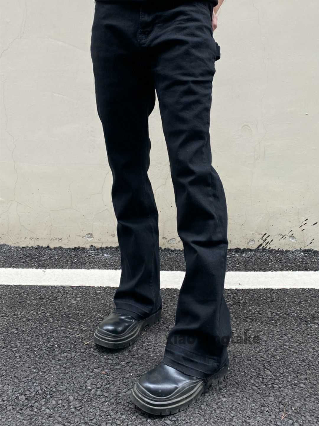 Designer × Jean × Vintage utility punk grunge bootcut flared yuppie jeans Size US 32 / EU 48 - 2 Thumbnail