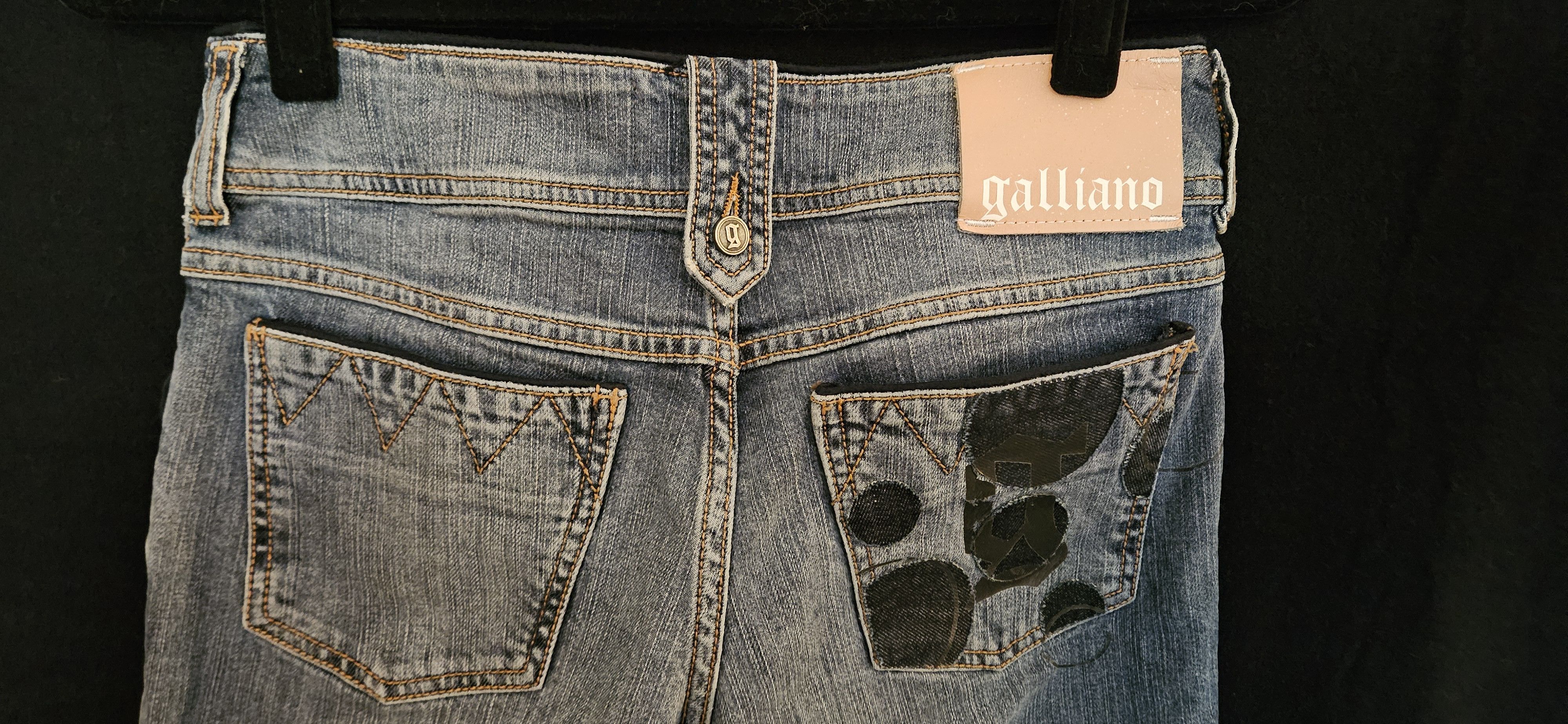 John Galliano John Galliano low rise Polk-a-Dot skinny jean Size 27" / US 4 / IT 40 - 4 Thumbnail
