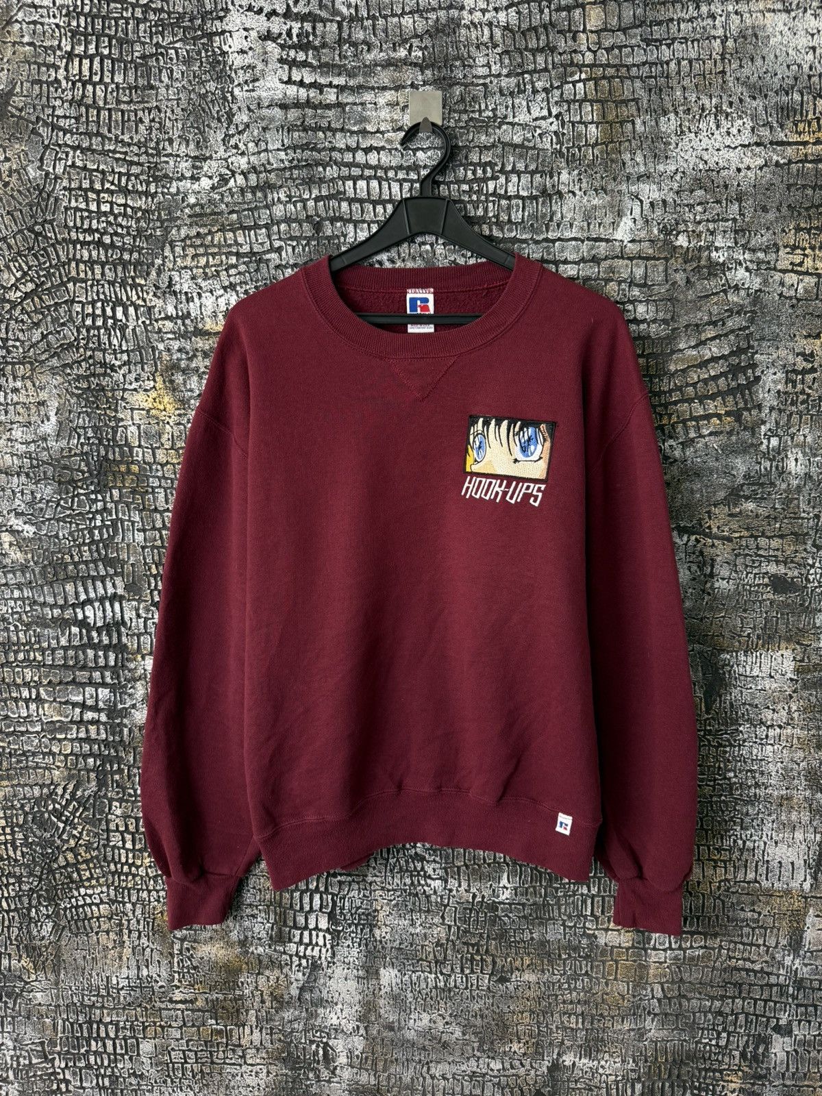 Hook-Ups Hook-Ups sweatshirt USA girl Vintage 90s Size US M / EU 48-50 / 2 - 2 Thumbnail