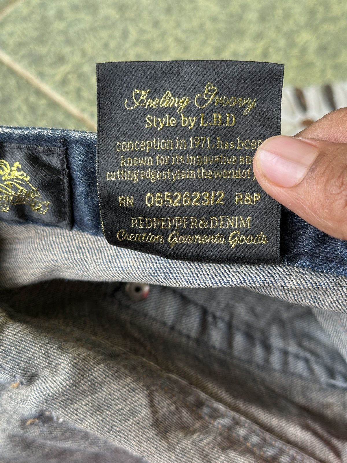 Japanese Brand RedPepers 💥 One Set Denim Jacket And Denim Jeans RedPeppers💥 Size US 29 - 10 Thumbnail