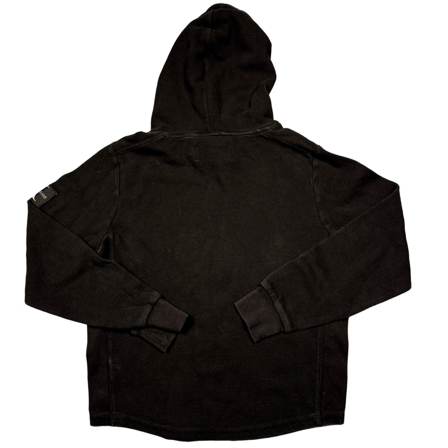 Vintage Calvin Klein Sweatshirt Men's XS Waffle Black Long Sleeve Hoodie Size US XS / EU 42 / 0 - 7 Thumbnail