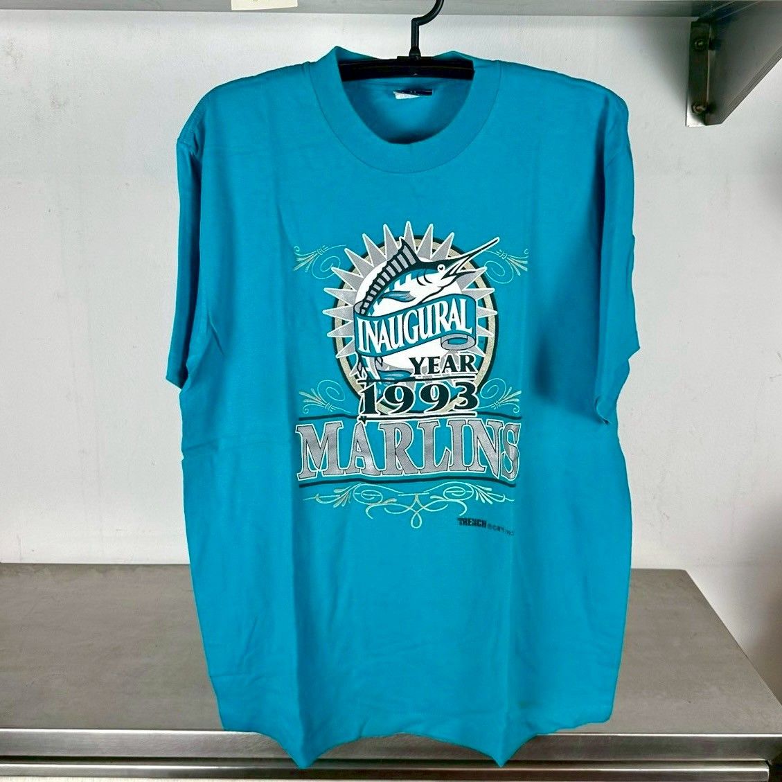 Vintage Vintage 1993 Florida Marlins Inaugural Year MLB XL T-Shirt Size US XL / EU 56 / 4 - 1 Thumbnail