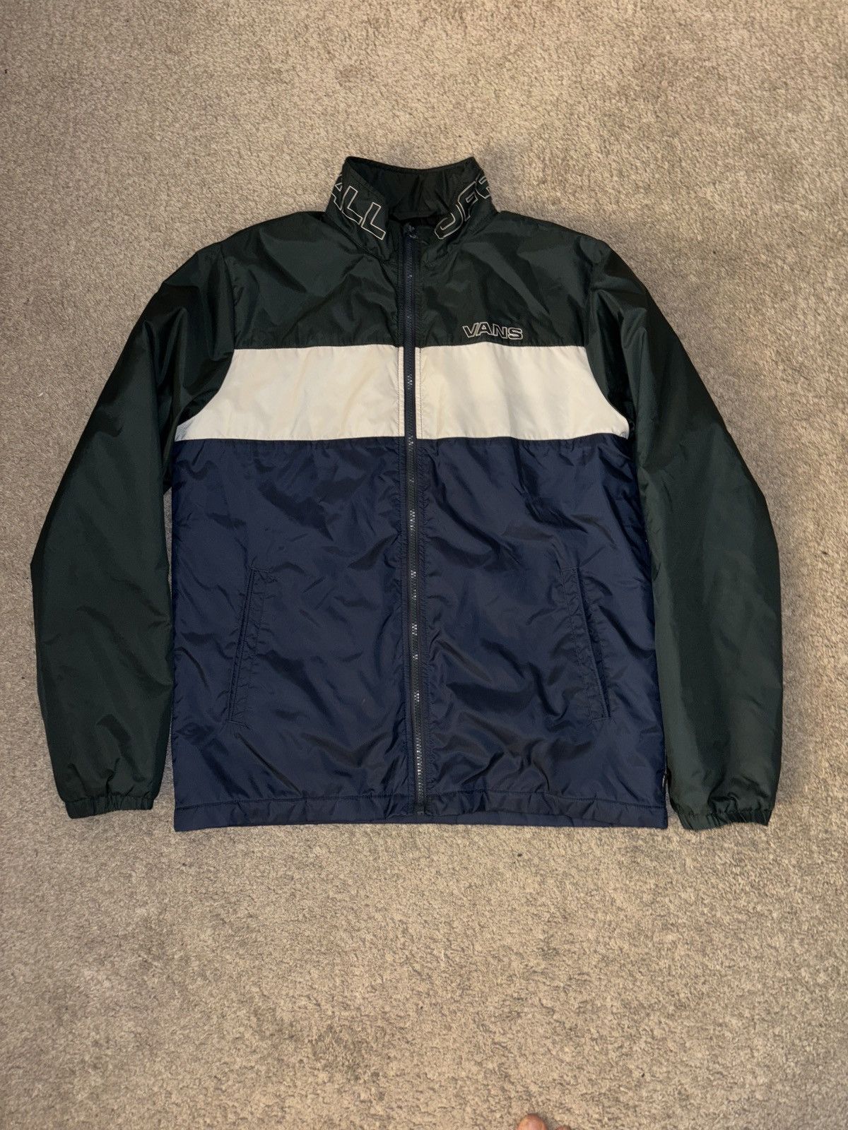 Vans Vans Green/White/Blue Light Jacket Size US M / EU 48-50 / 2 - 1 Thumbnail