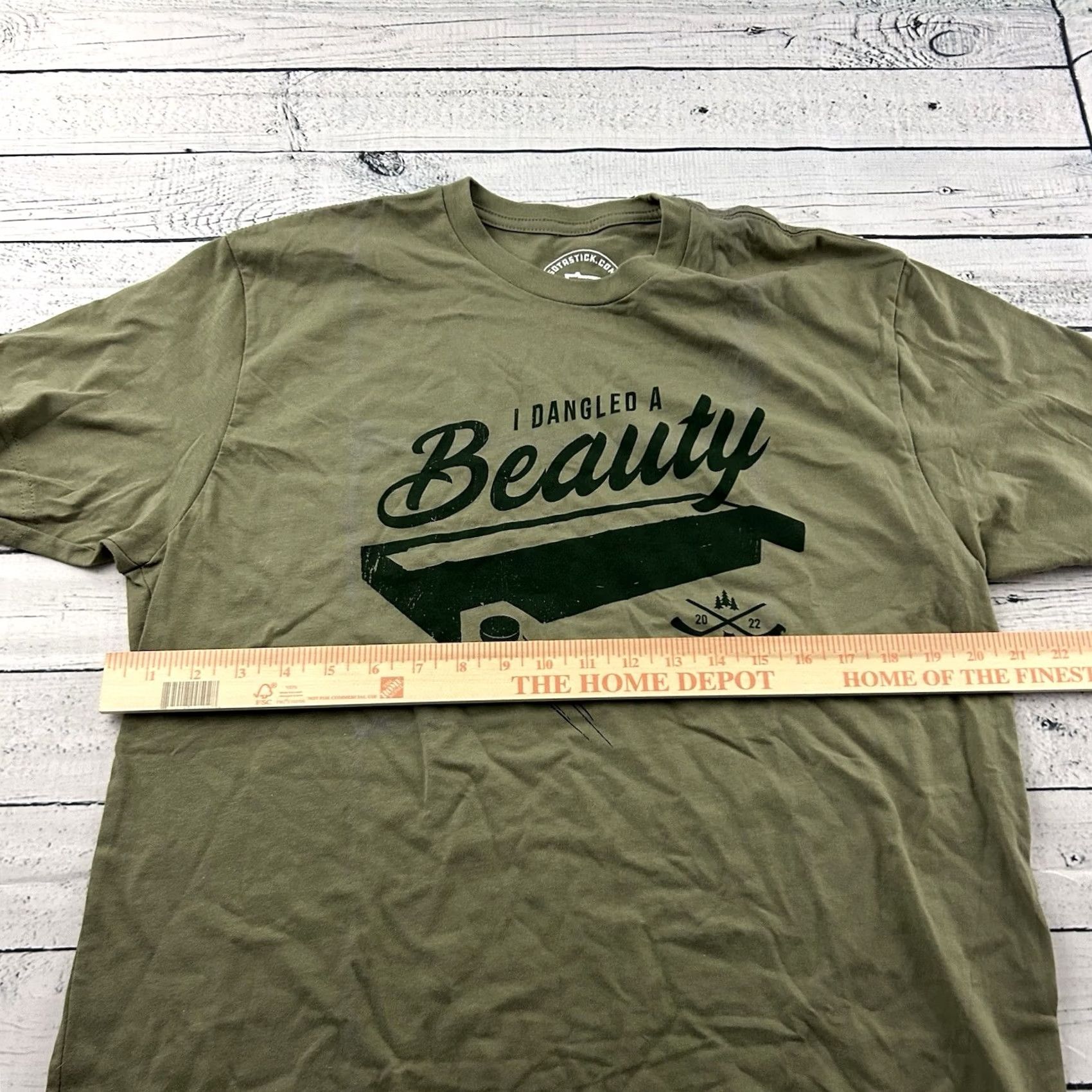 Vintage Sota Stick T-Shirt Mens Large Green Short Sleeve 2022 Hockey Dangled A Beauty Size US L / EU 52-54 / 3 - 6 Thumbnail