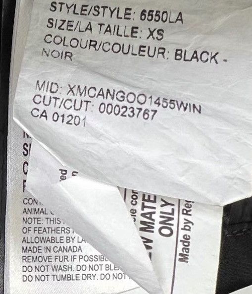 Canada Goose Canada Goose / Black Waist-Tie Parka Down Jacket K12 Size XS / US 0-2 / IT 36-38 - 7 Thumbnail