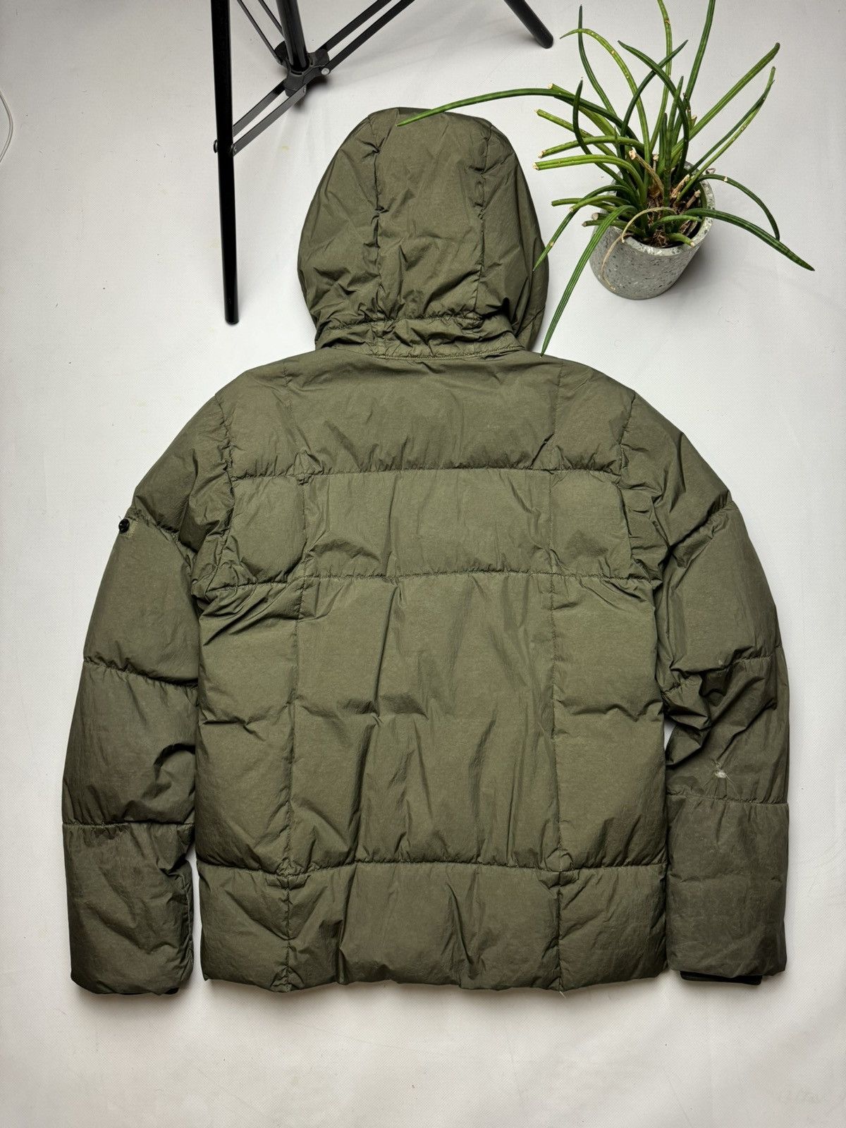 Stone Island × Vintage Rare vintage Puffer jacket Stone island crinkle reps Size US S / EU 44-46 / 1 - 15 Thumbnail