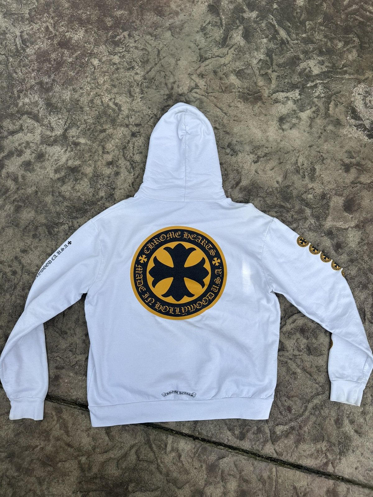 Chrome Hearts Chrome Hearts Yellow Cross Hoodie size Small Size US S / EU 44-46 / 1 - 2 Thumbnail