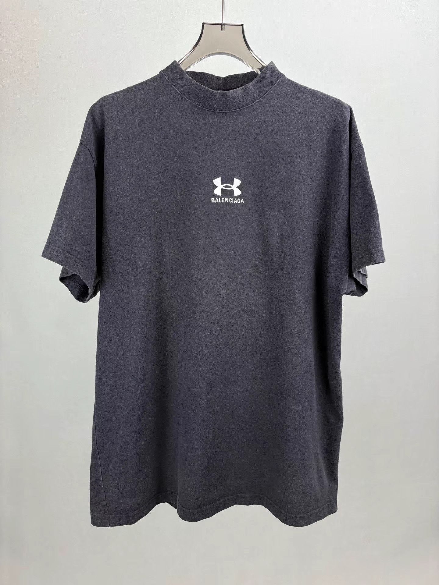 Balenciaga BALENCIAGA × Under Armour Black Short Sleeve Size US M / EU 48-50 / 2 - 1 Thumbnail