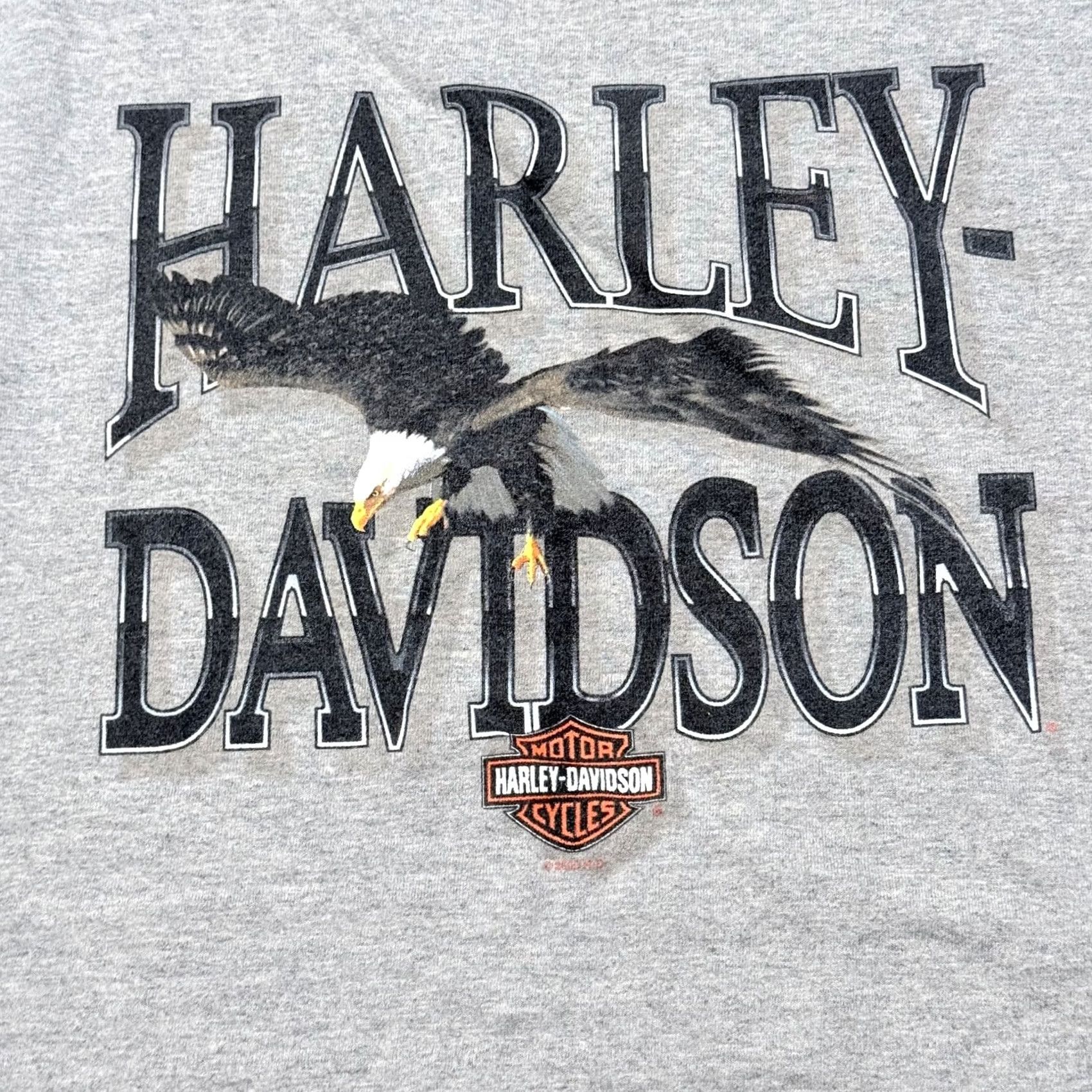 Harley Davidson Vintage Harley-Davidson Shirt Men XL Gray USA Made Sleeveless Size US XL / EU 56 / 4 - 3 Thumbnail