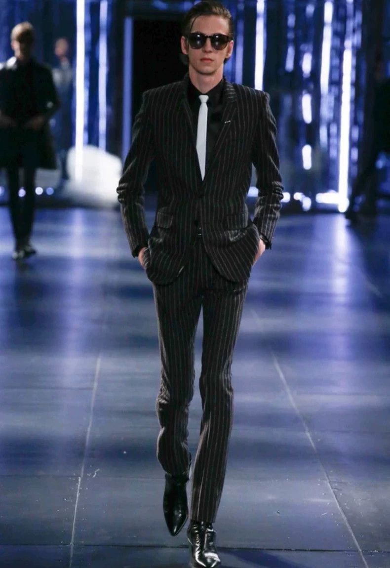 Saint Laurent Paris Saint Laurent Paris Striped suit set-2506 Size US 32 / EU 48 - 6 Thumbnail