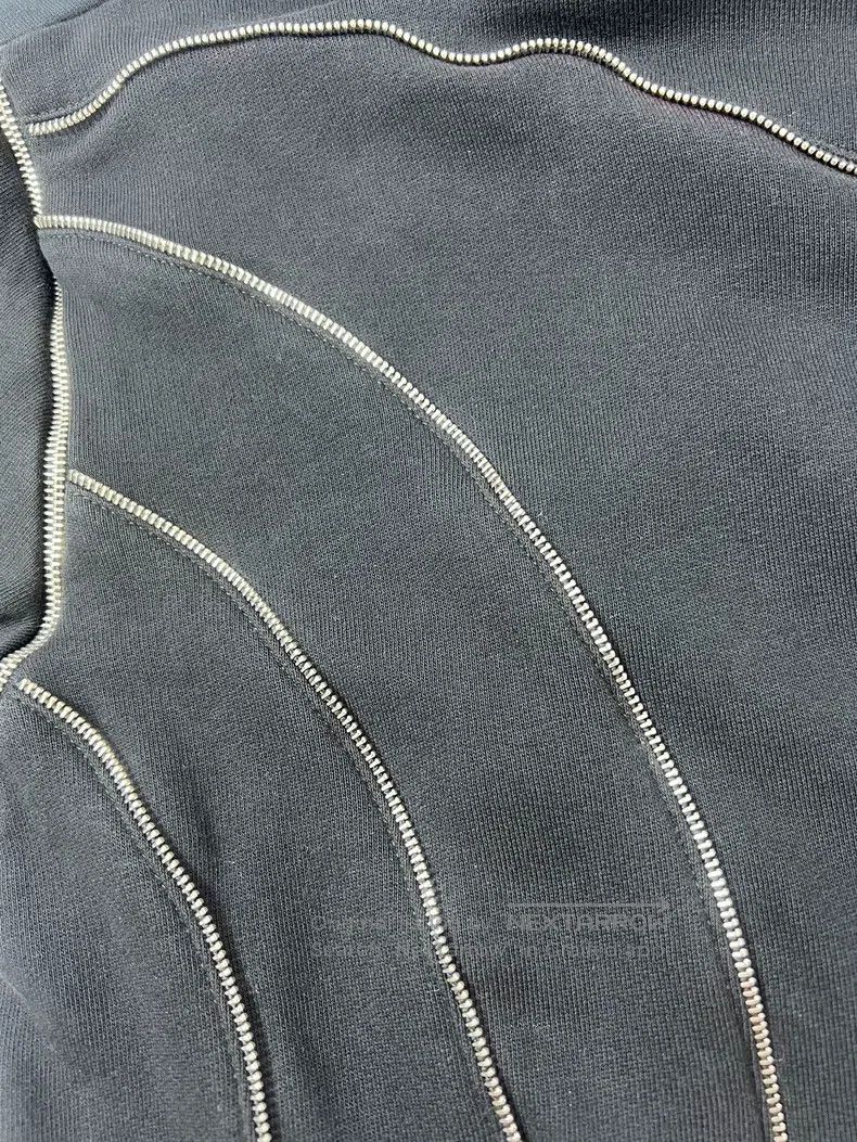 Saint Laurent Paris Saint Laurent Paris Multi-Zip Hoodie Size US XL / EU 56 / 4 - 3 Thumbnail