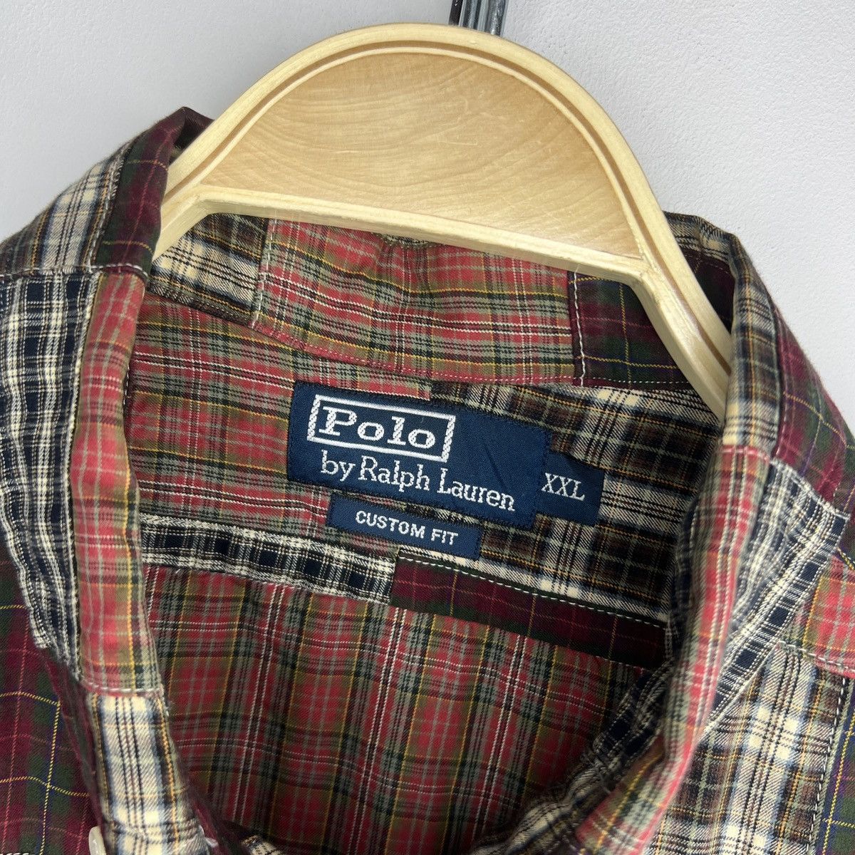 Polo Ralph Lauren Vintage polo Ralph Lauren flannel patchwork shirt checkered Size US XXL / EU 58 / 5 - 5 Thumbnail