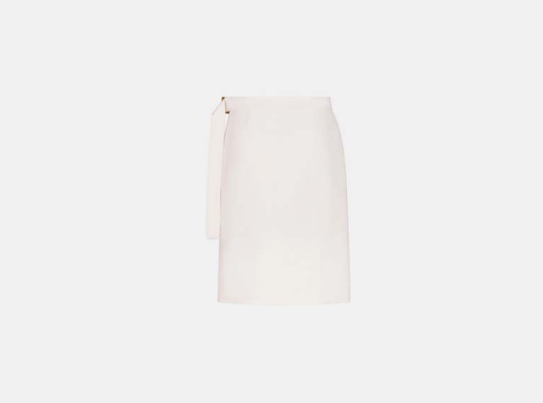 Dior o1w1db11225 451J66 Mini Skirt in White Size 27" / US 4 / IT 40 - 2 Thumbnail