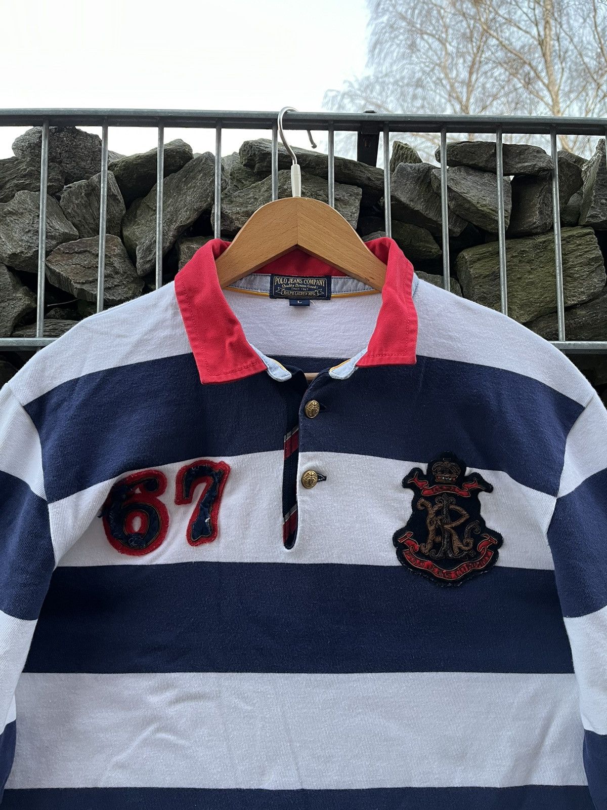 Polo Ralph Lauren Polo Ralph Lauren Long Sleeve T-shirt Y2K Drip Size US L / EU 52-54 / 3 - 2 Thumbnail