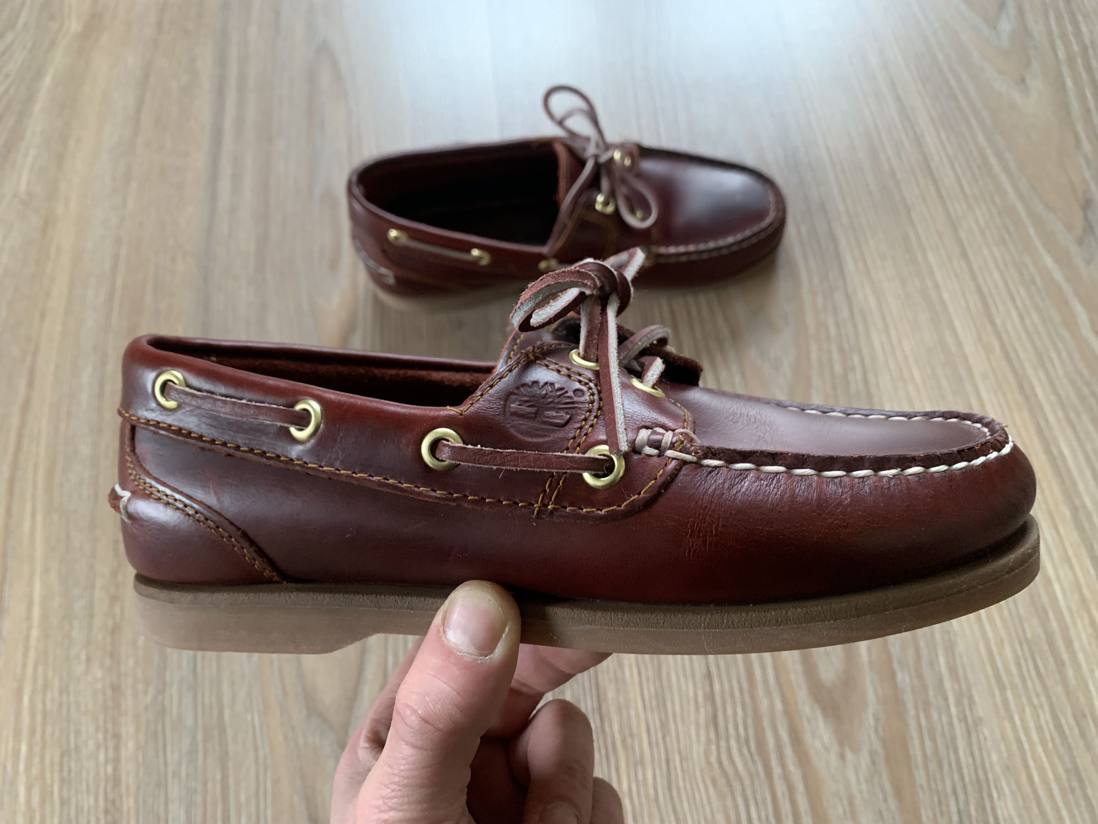 Timberland Womens Timberland Classic 2-Eye Boat Shoes Size US 5.5 / IT 35.5 - 2 Thumbnail