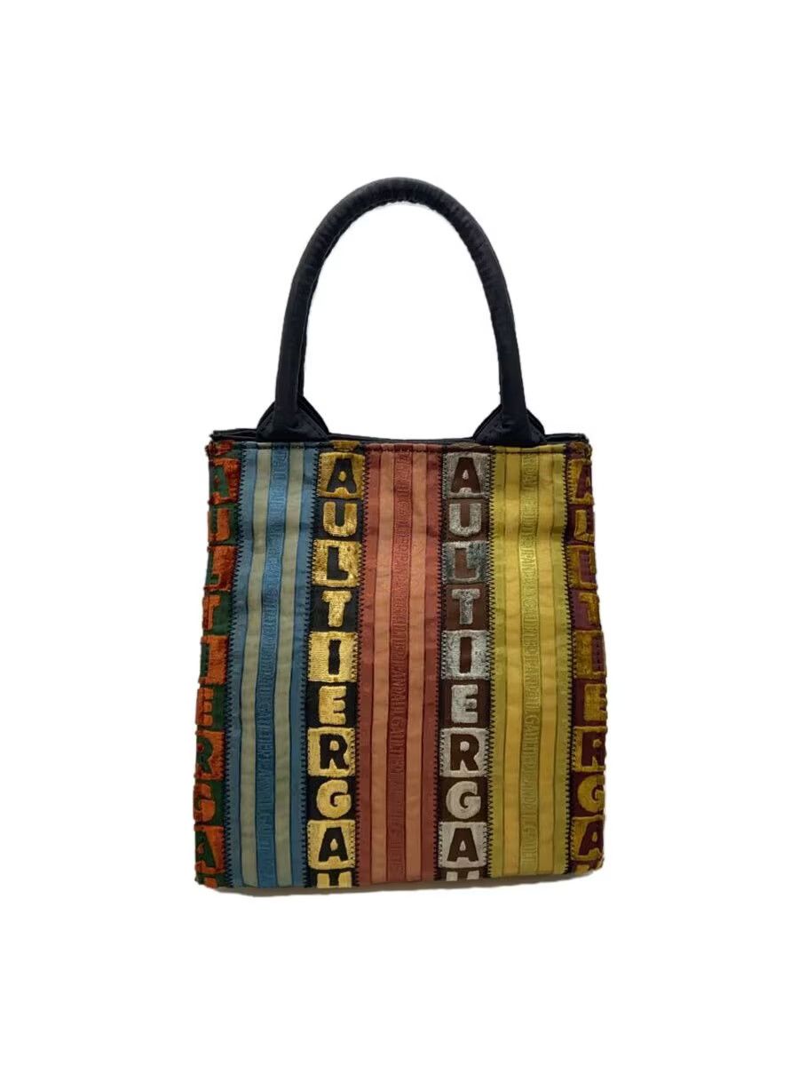 Jean Paul Gaultier Striped Logo Handbag Size ONE SIZE - 1 Thumbnail