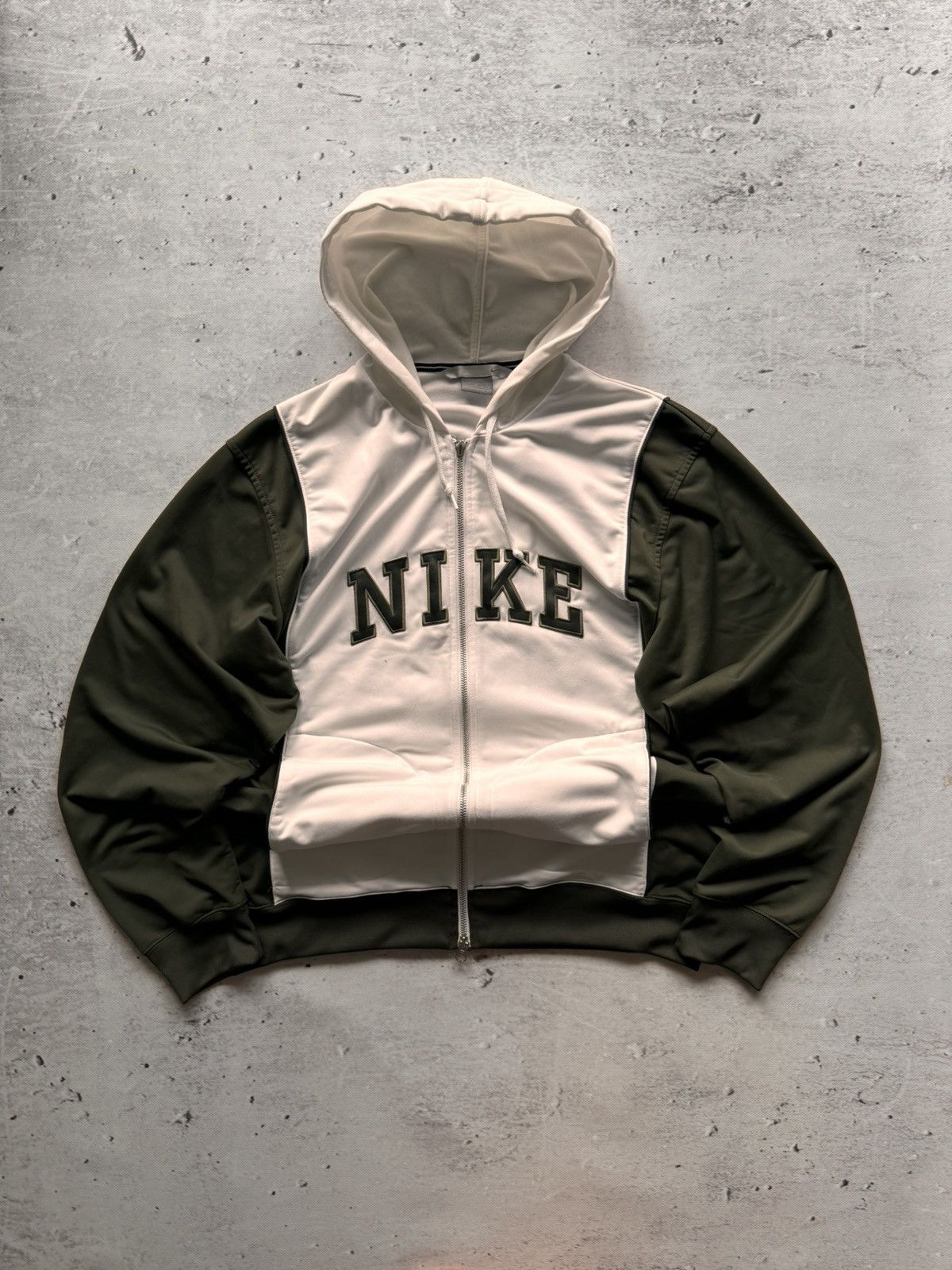 Nike × Vintage NIKE VINTAGE CENTER LOGO OVERSIZE BOXY ZIP HOODIE Size US L / EU 52-54 / 3 - 1 Thumbnail