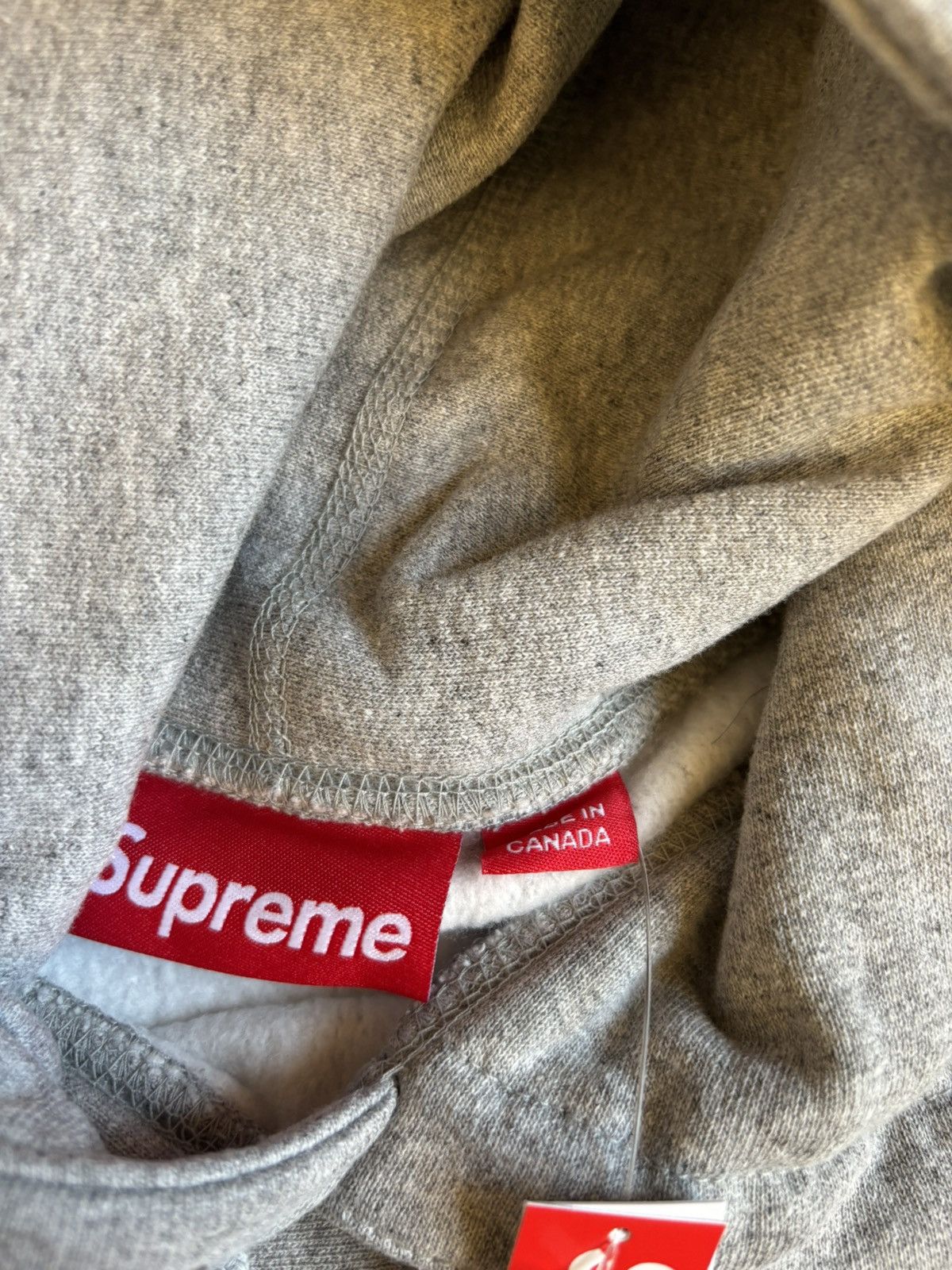 Supreme Supreme Collegiate Acronym Hoodie Heather Grey Size US S / EU 44-46 / 1 - 4 Thumbnail