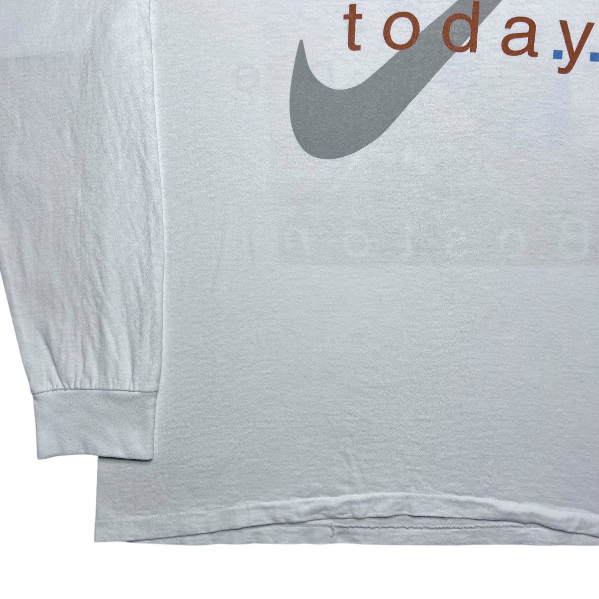 Nike 1990s Nike You Either Ran Today Or You Didn’t Boston T-Shirt Size US XL / EU 56 / 4 - 16 Thumbnail
