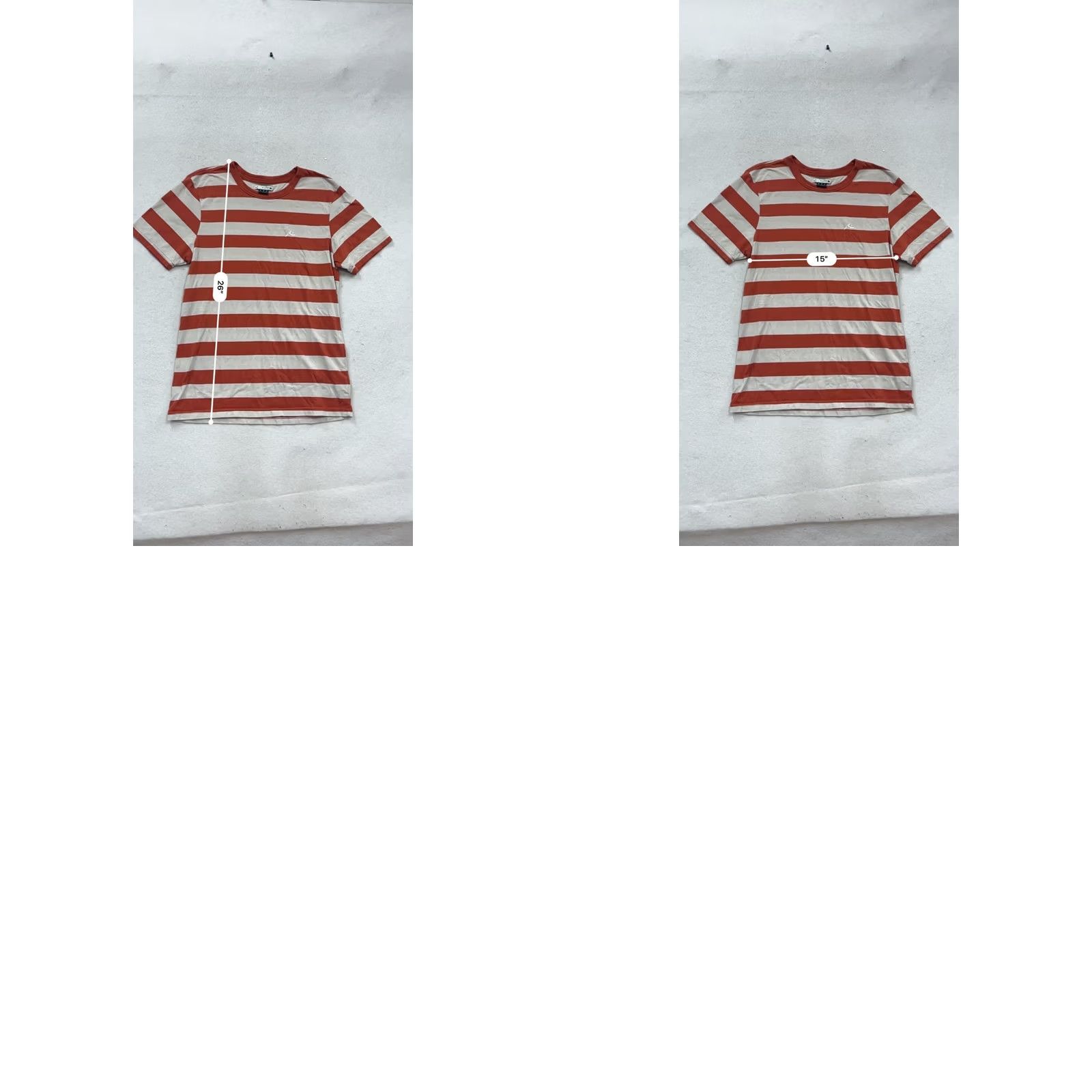 Rusty VINTAGE Rusty Striped T-Shirt Mens M Red & White Size US M / EU 48-50 / 2 - 8 Thumbnail