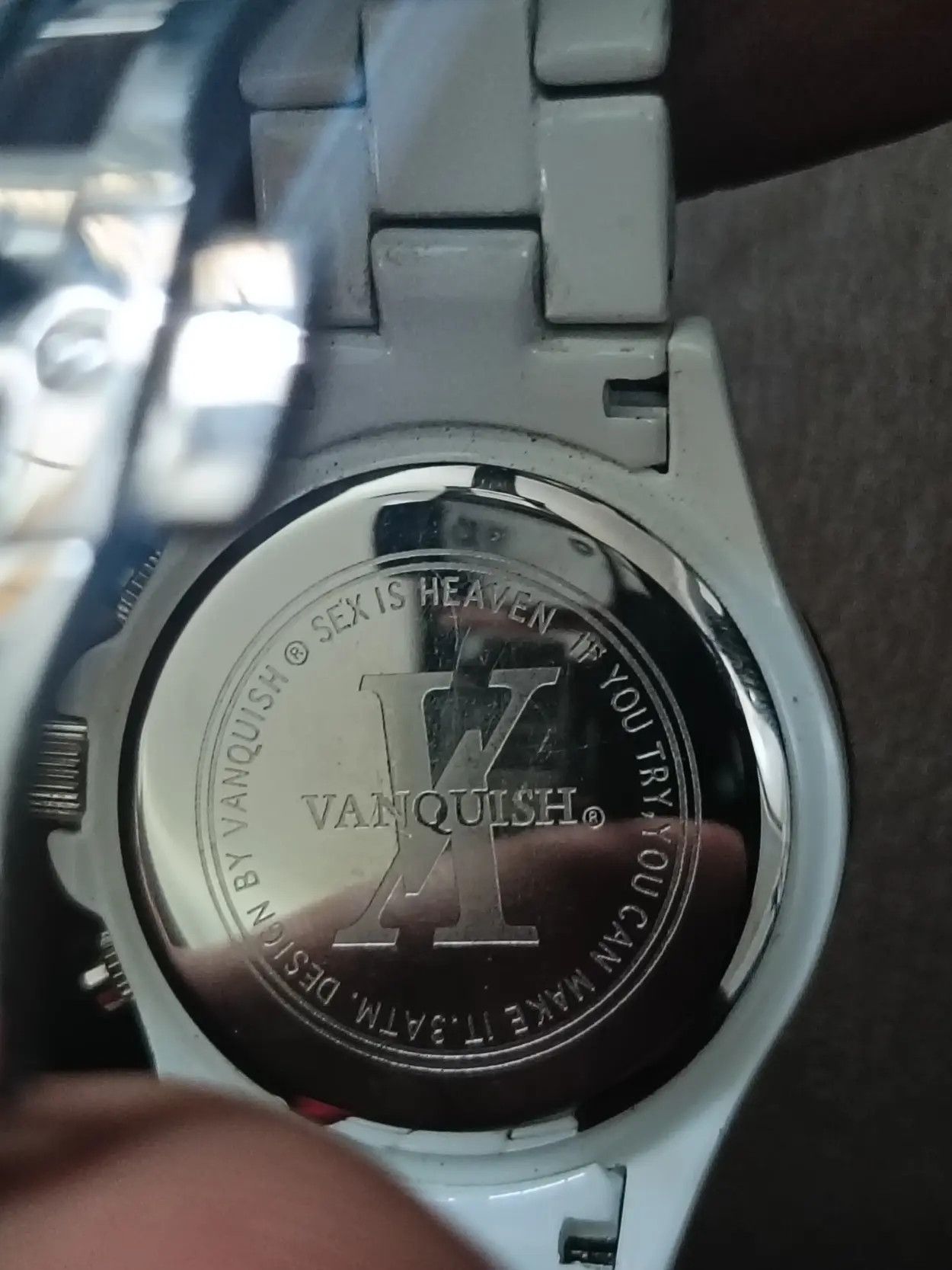 Vanquish Vanquish japan ceramic triple calendar quartz watch Size ONE SIZE - 9 Thumbnail