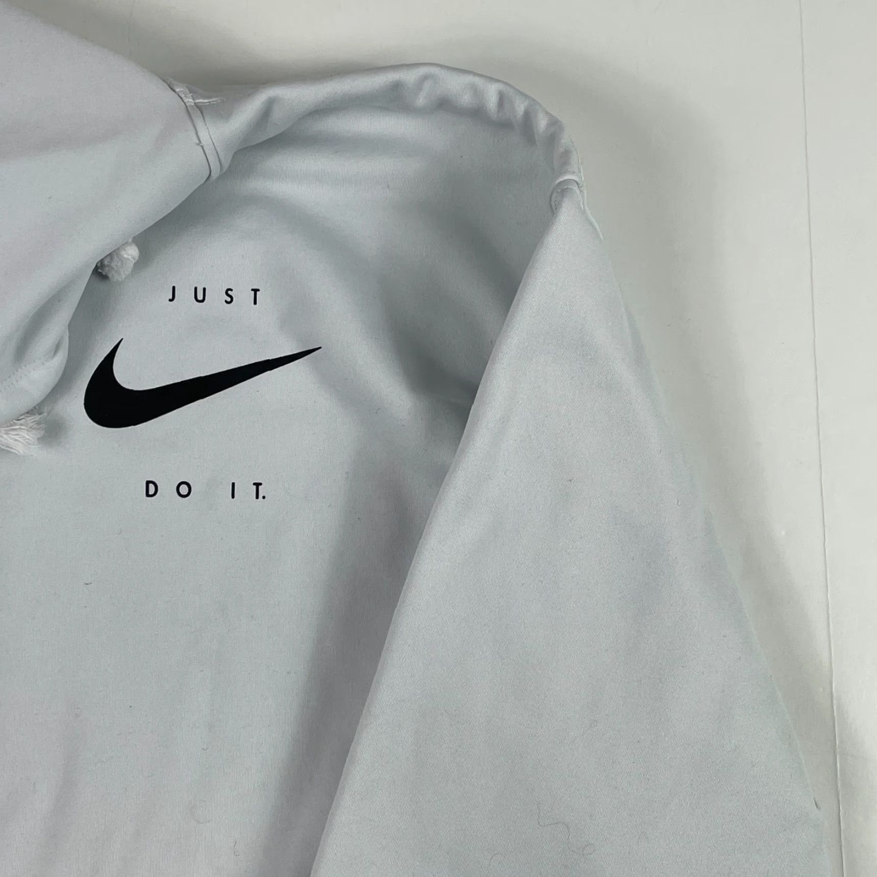 Nike Nike Hoodie Men Large White Dri-Fit Long Sleeve Pullover Fleece Lined Workout Gym Size US L / EU 52-54 / 3 - 3 Thumbnail